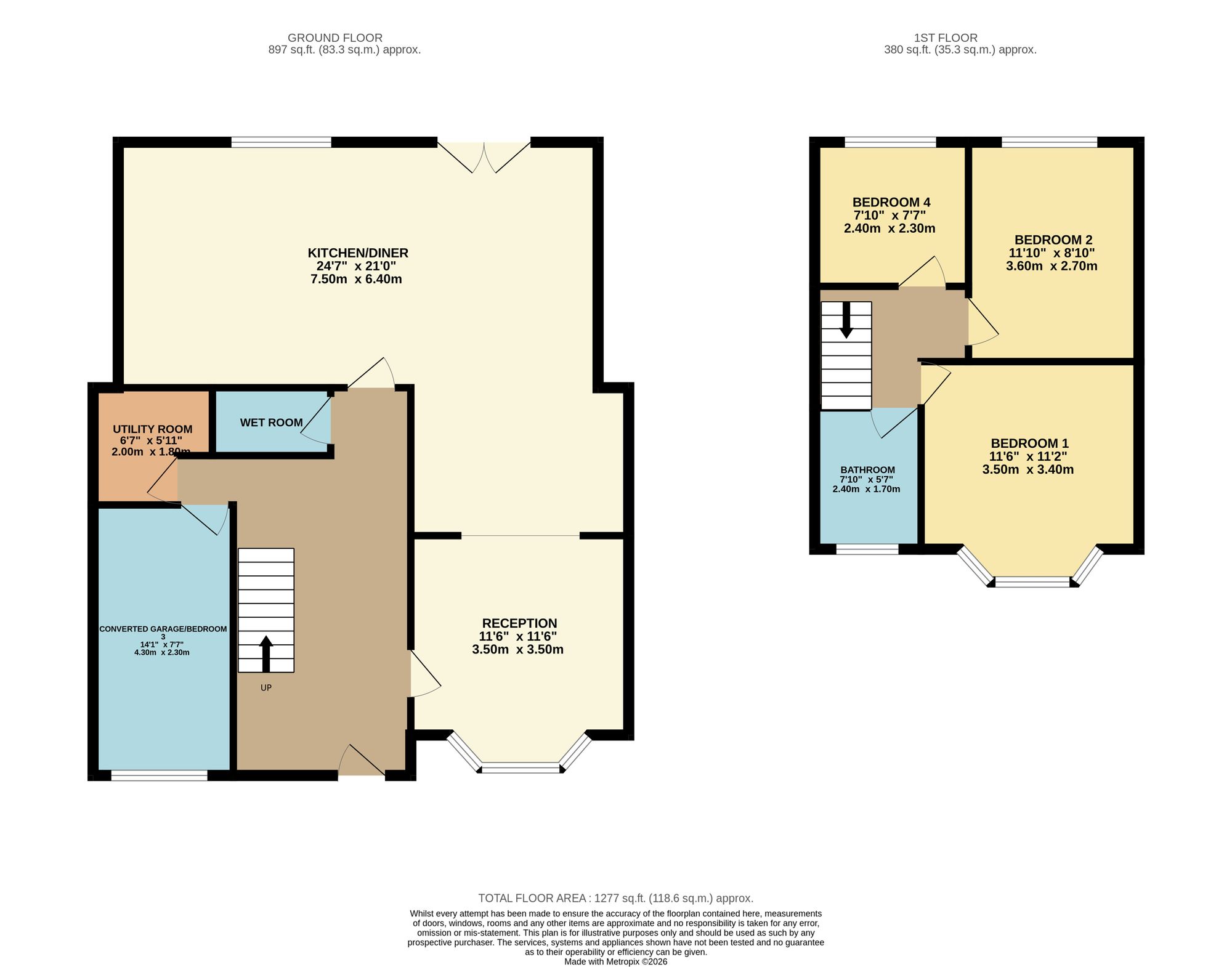 16 Redcar Road, Bolton floorplan
