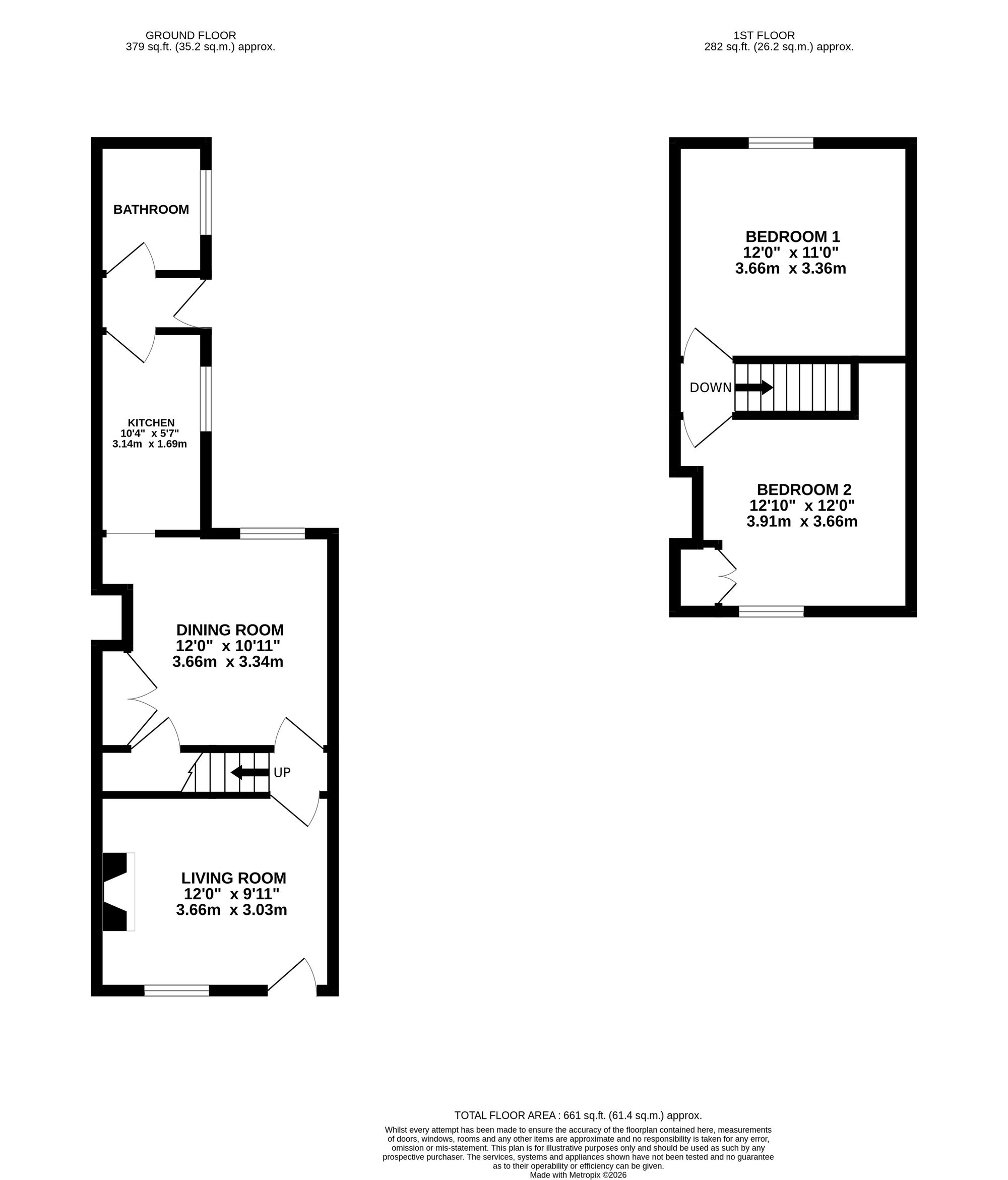 6 Eastern Road, Nantwich floorplan