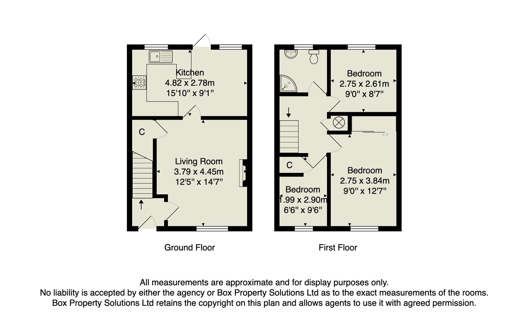 45, Moor Lane, Addingham floorplan