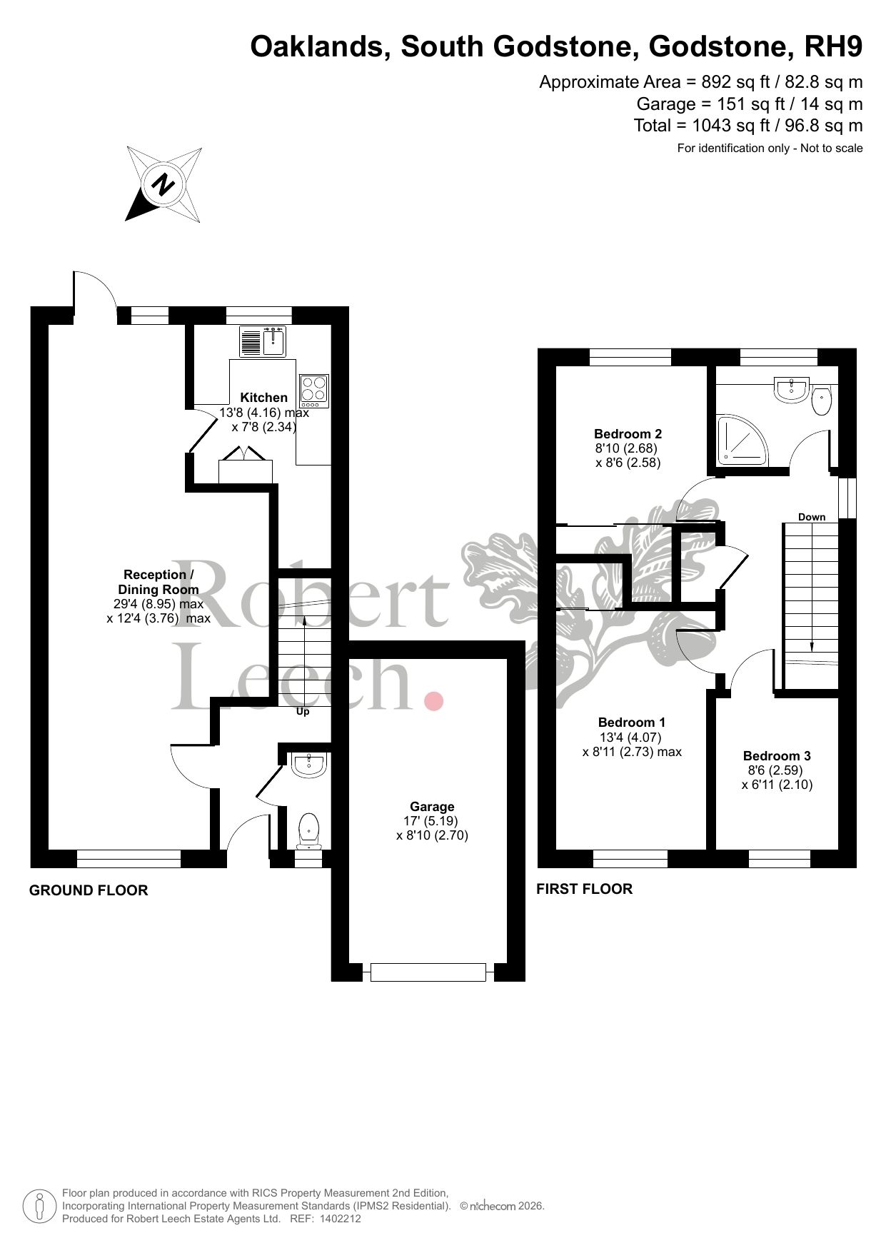 27, Oaklands, Godstone floorplan