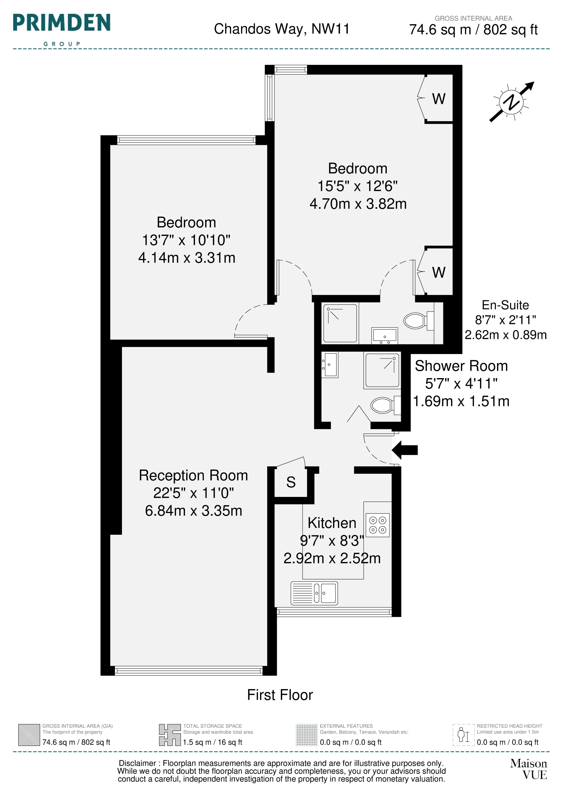 Wellgarth Road, London floorplan