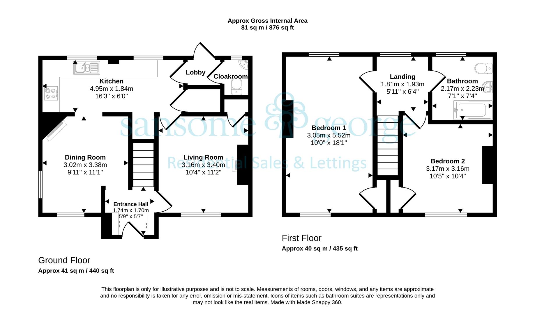 70, Glebe Road, Reading floorplan