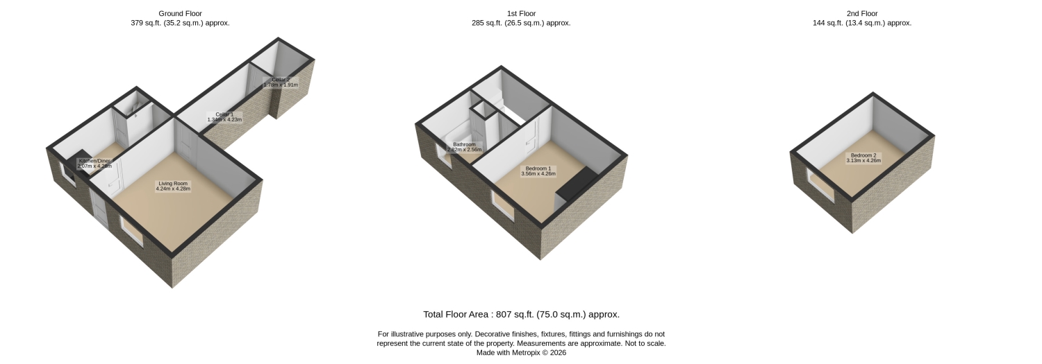 10, Rose Place Luddendenfoot, Halifax floorplan