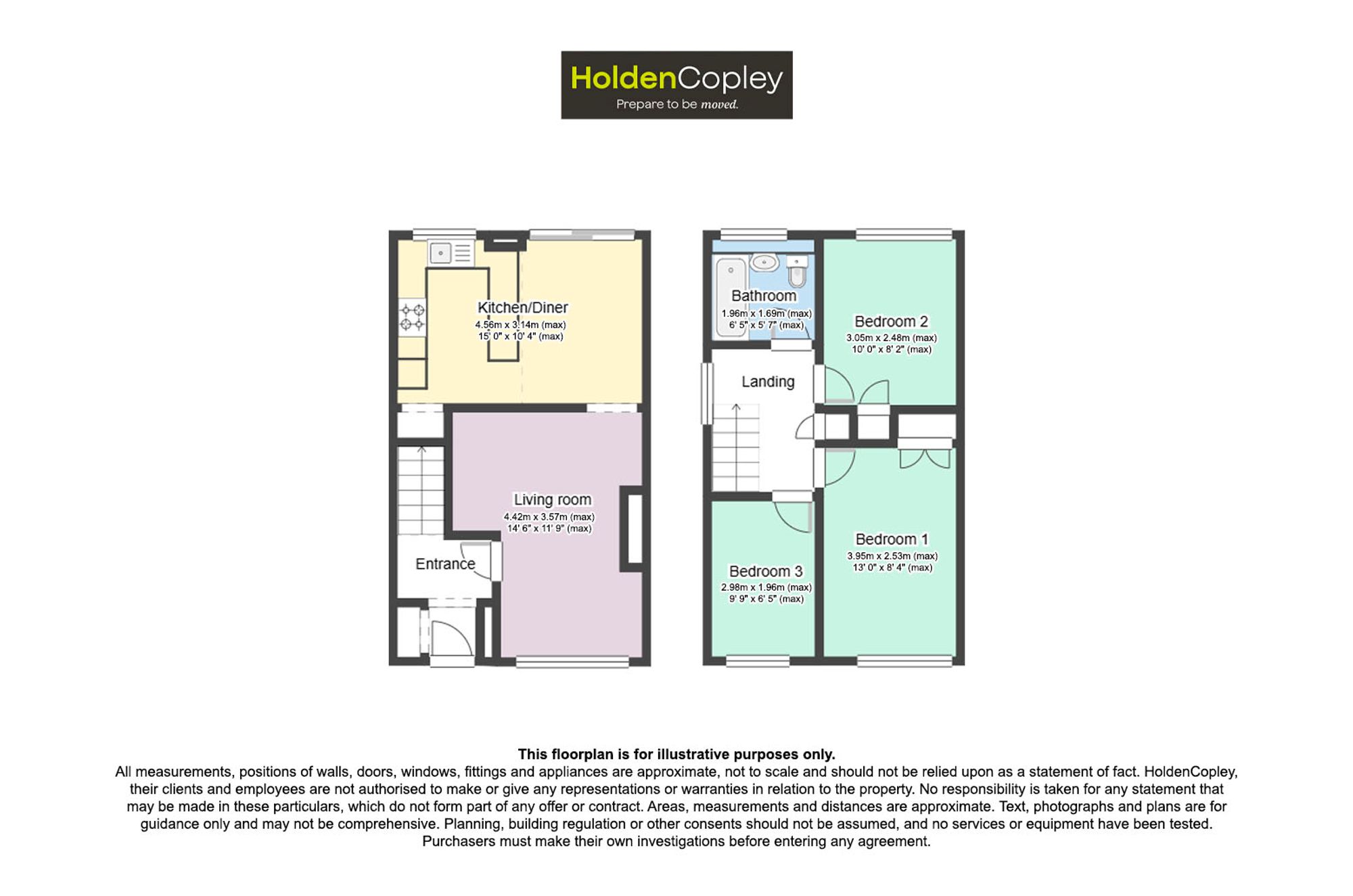 82 Honeywood Drive, Nottingham floorplan