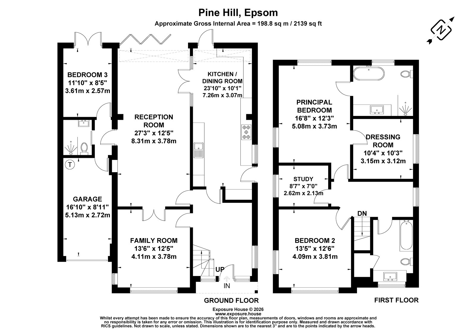 44, Pine Hill, Surrey floorplan