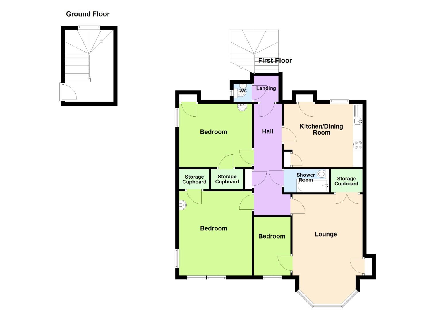 Upper Villa, 20C, West Bay Road, Isle Of Cumbrae floorplan