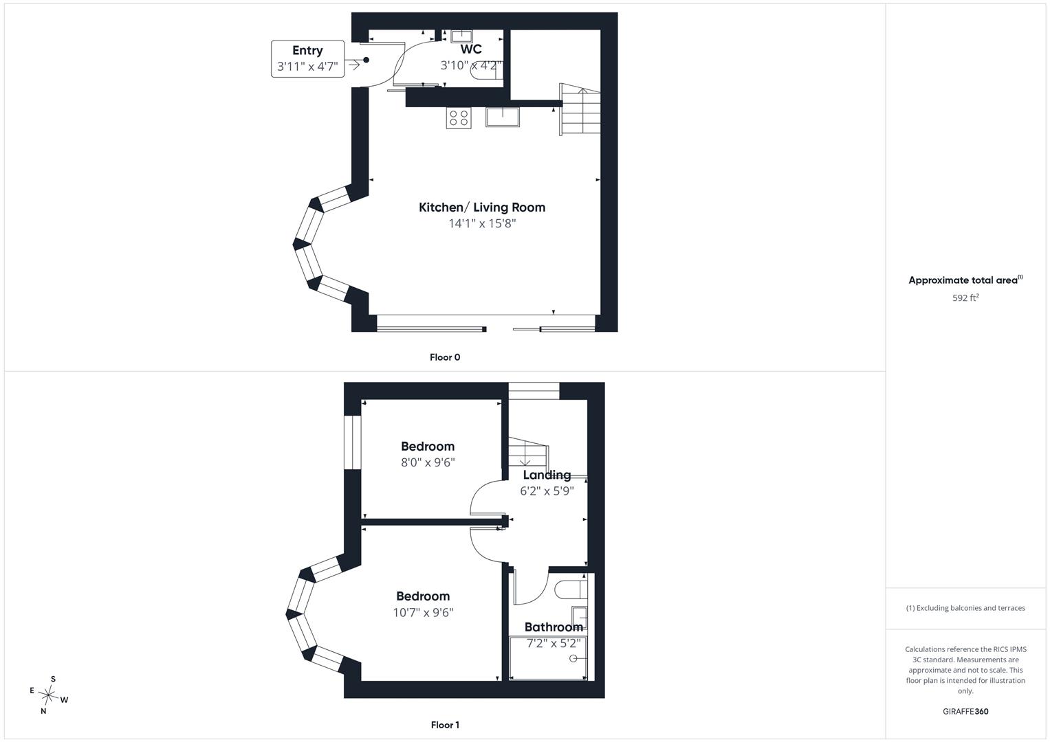 Wade House, 2B, Salcombe Way, Ruislip floorplan