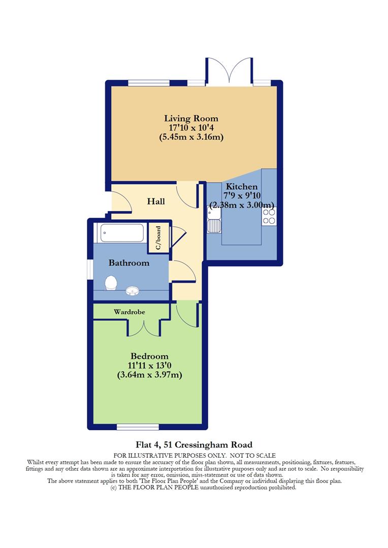 Flat 2, 49, Cressingham Road, Berkshire floorplan