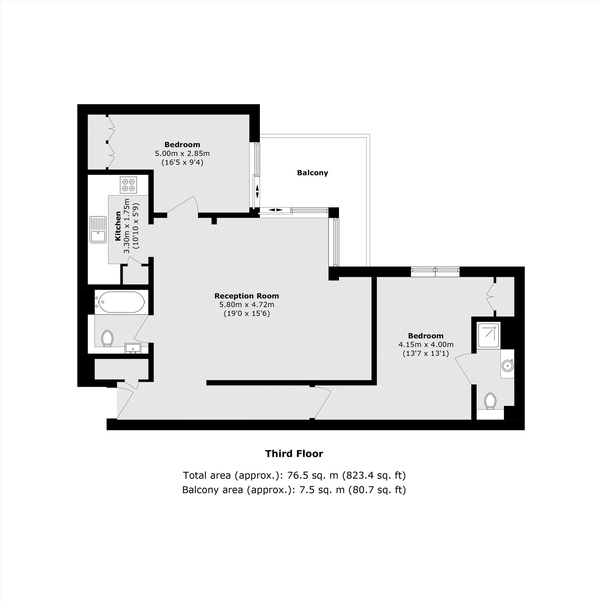 52, Barrier Point Road, London floorplan