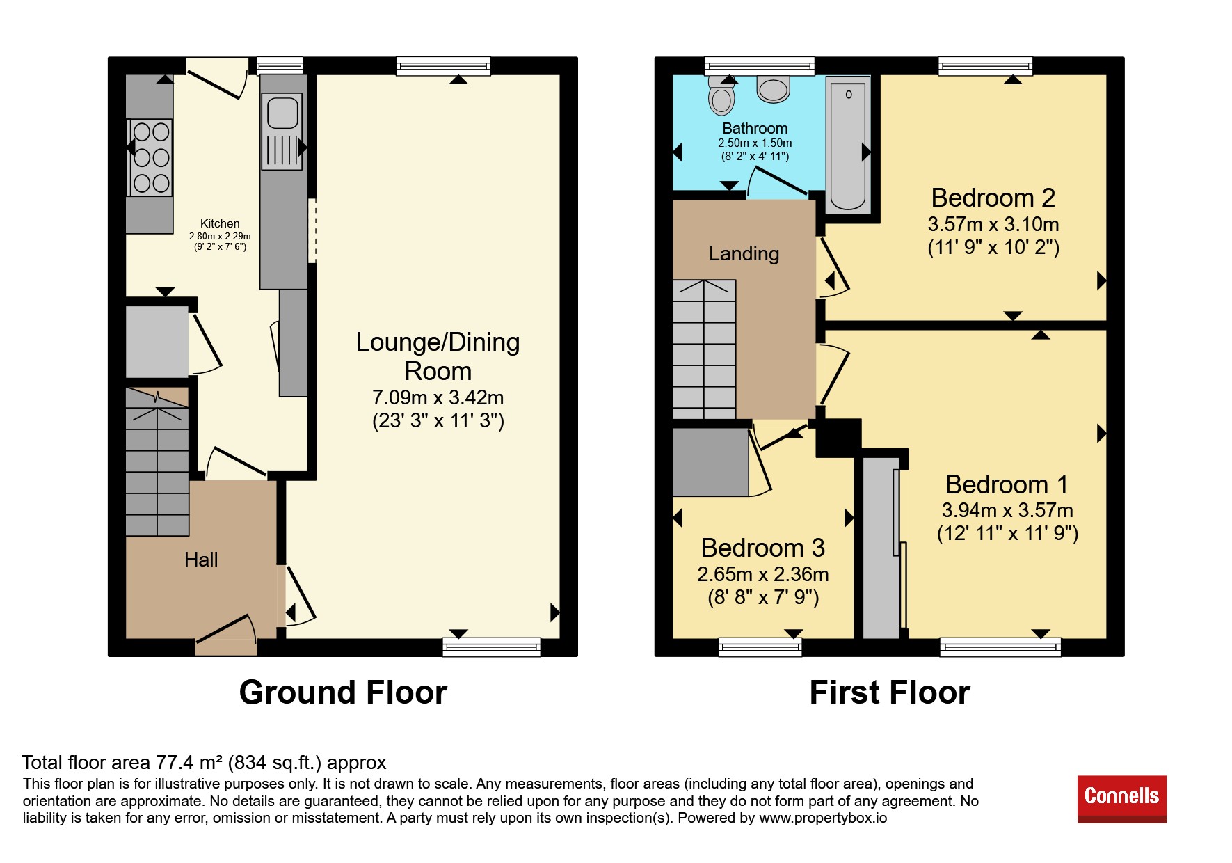 6, Fairway Close, Crawley floorplan