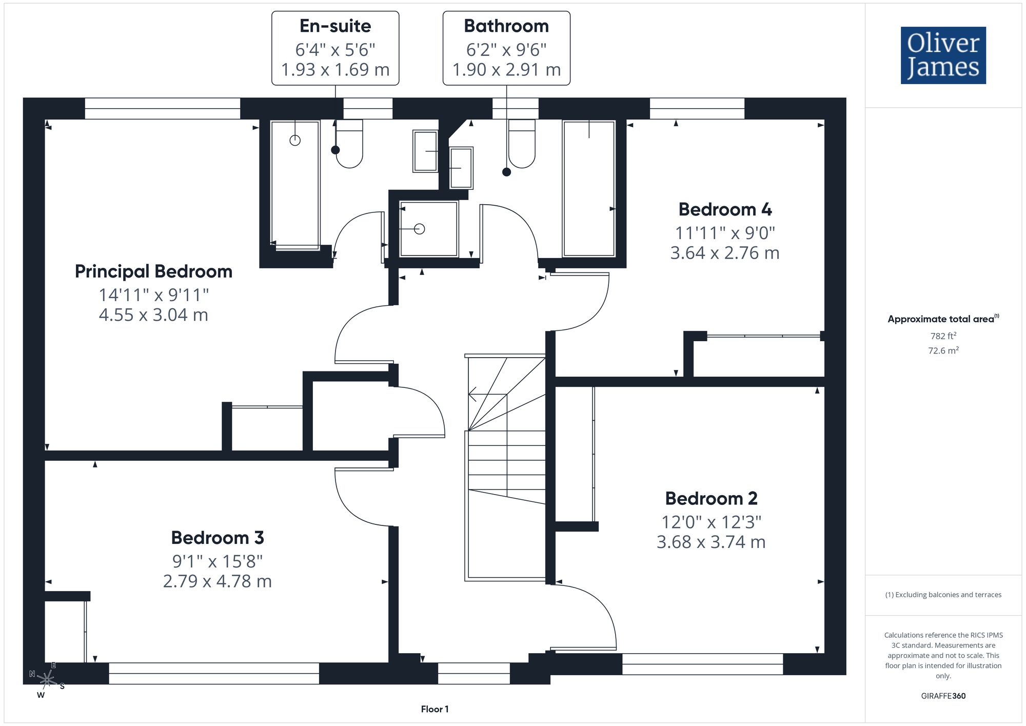 3 Hobby Close, Huntingdon floorplan