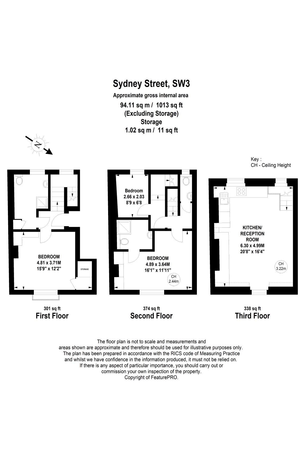 3 Bedrooms Flat to rent in Sydney Street, Chelsea, London SW3