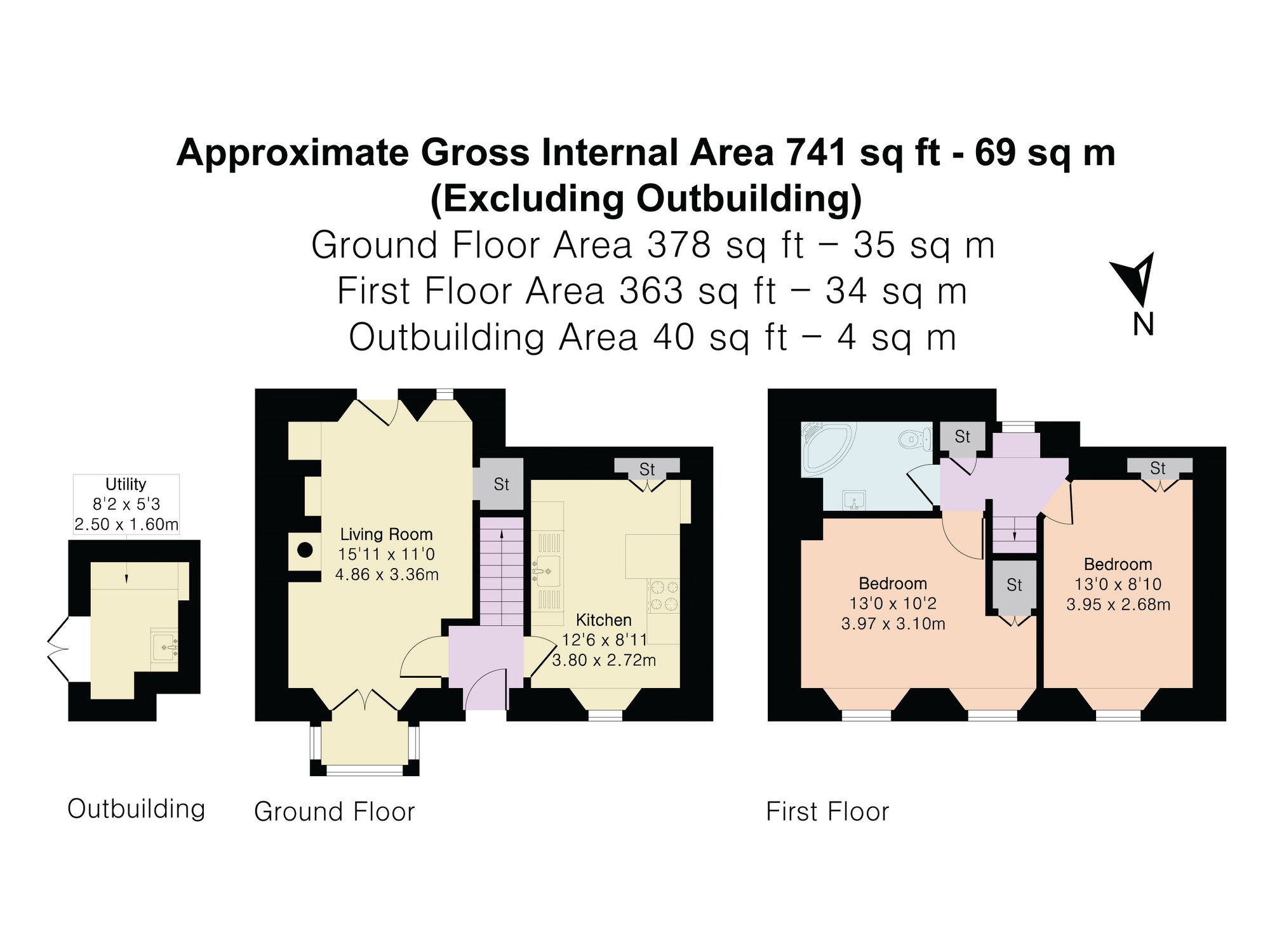Bakery Cottage, Grampound, Truro floorplan