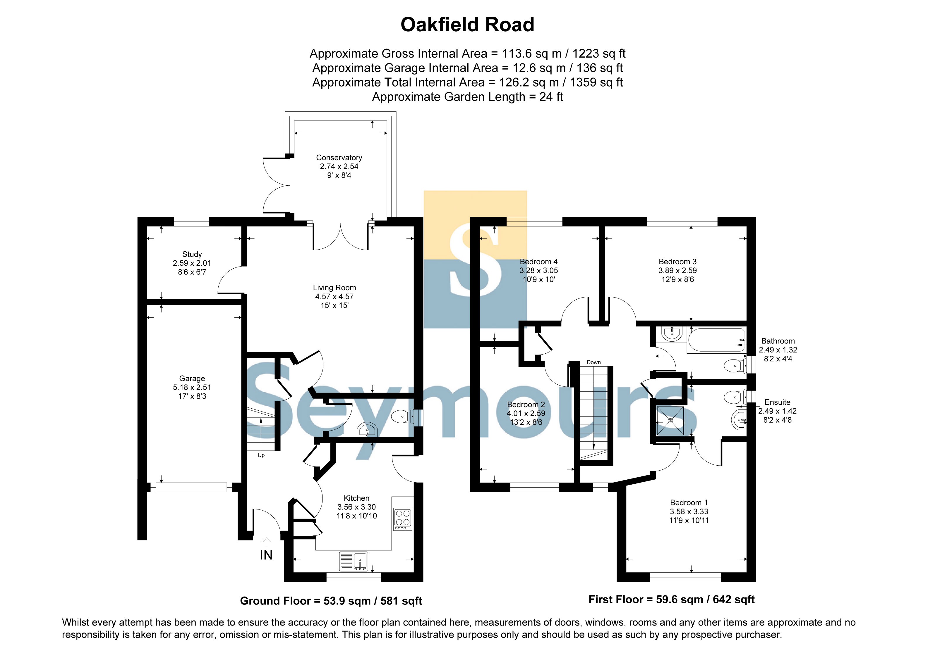 53, Oakfield Road, Surrey floorplan