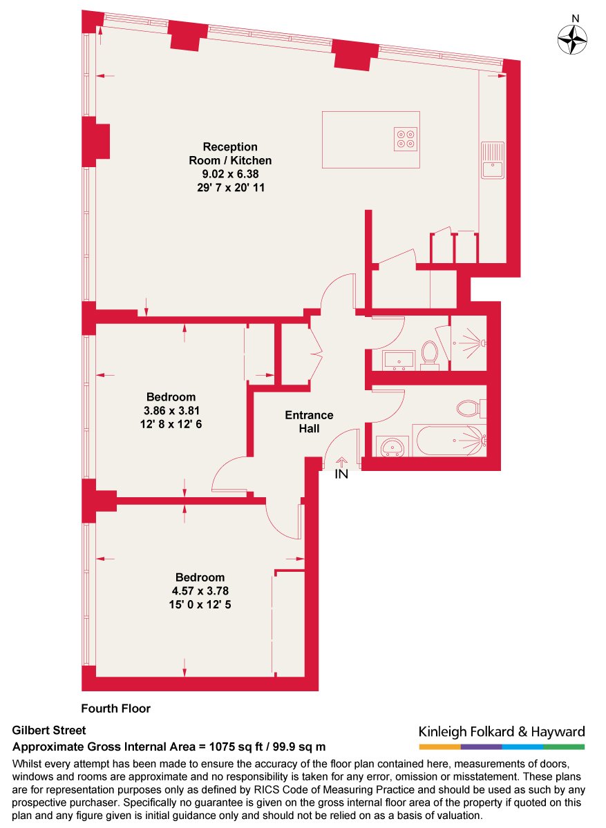 Gilbert Street, London floorplan