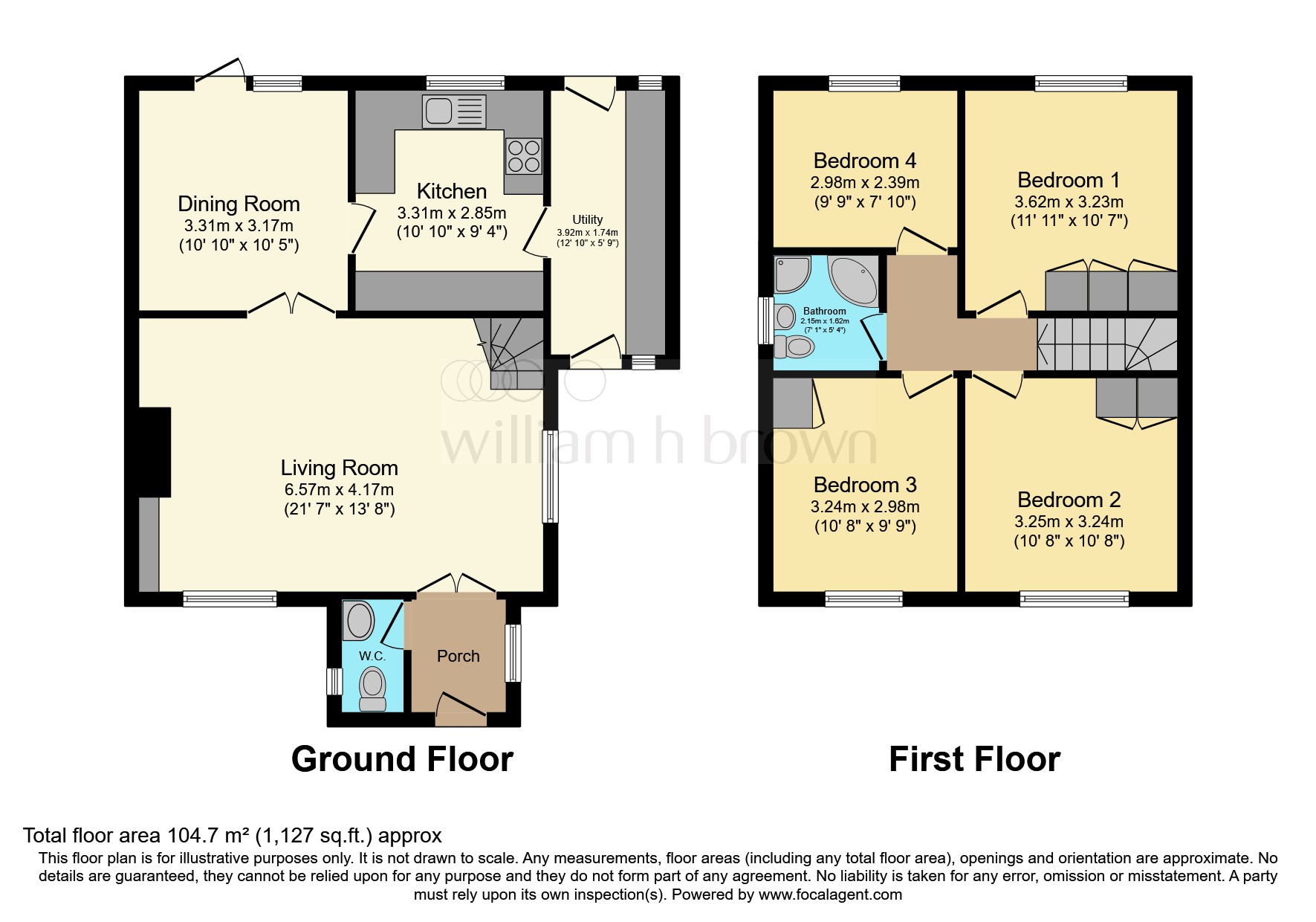 Searle House, Mattishall Road, Dereham floorplan