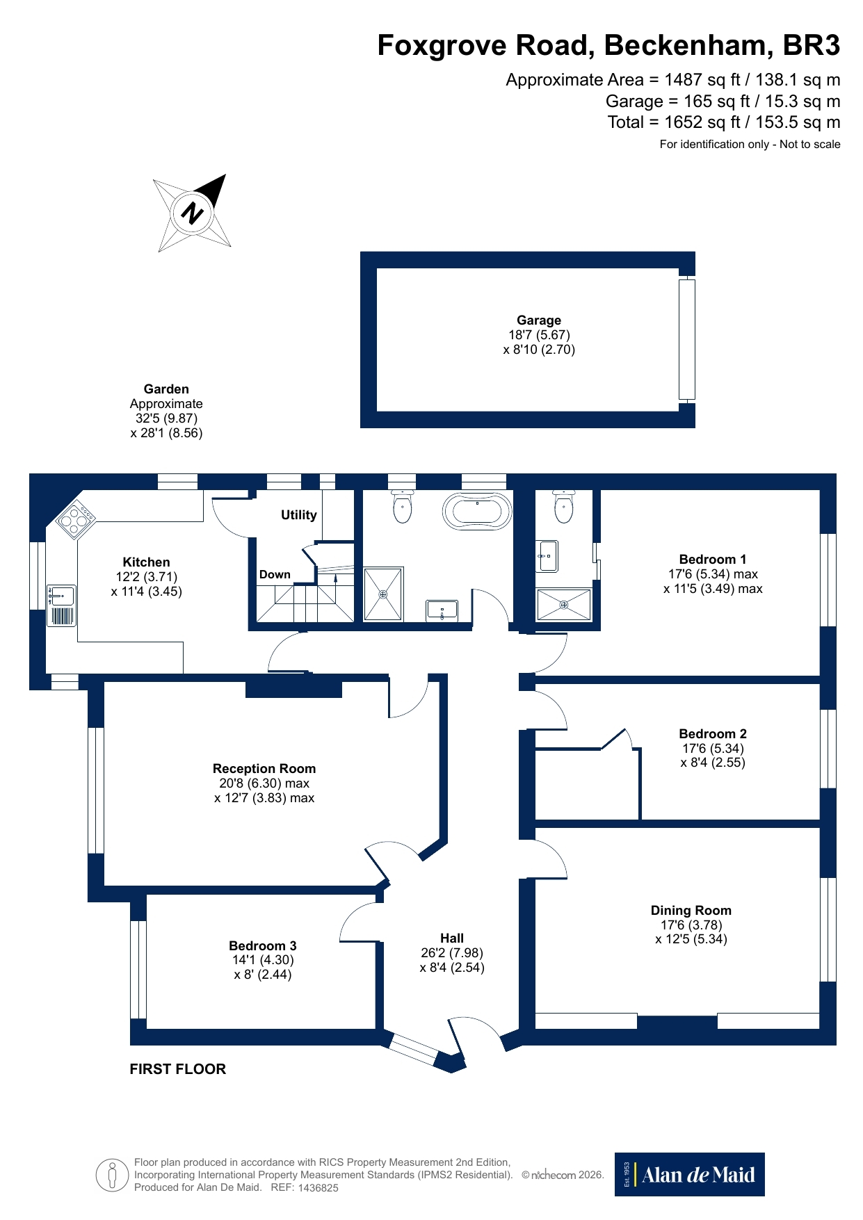 Flat 5 Foxgrove House,, Foxgrove Road, Beckenham floorplan