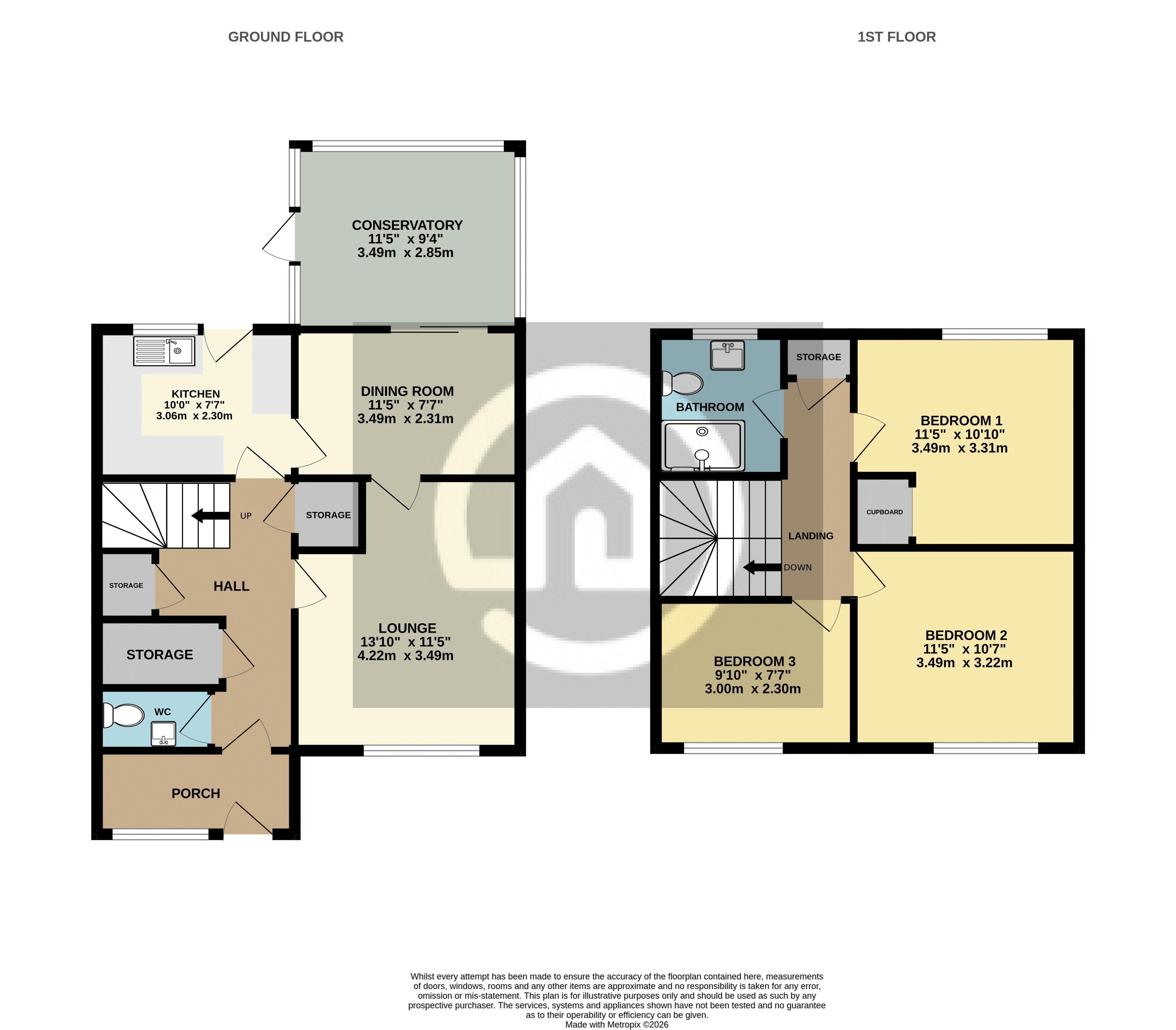 29, Bamburgh Drive, Bedford floorplan