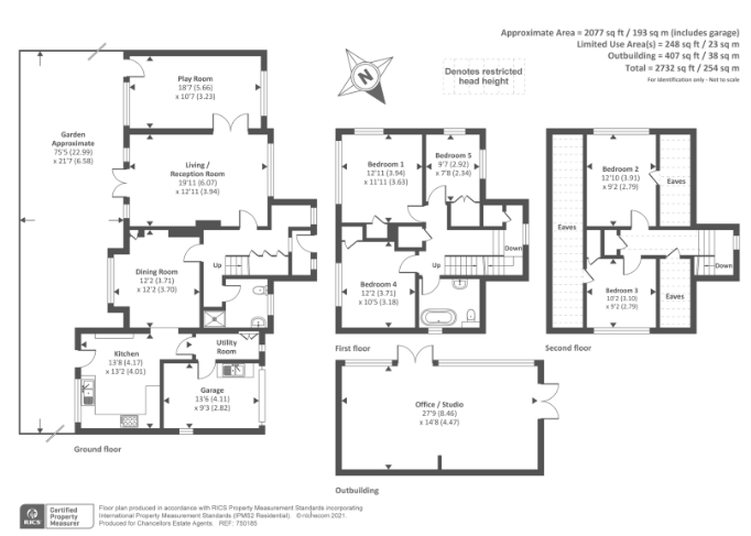 Bagley Wood Road, Oxford floorplan