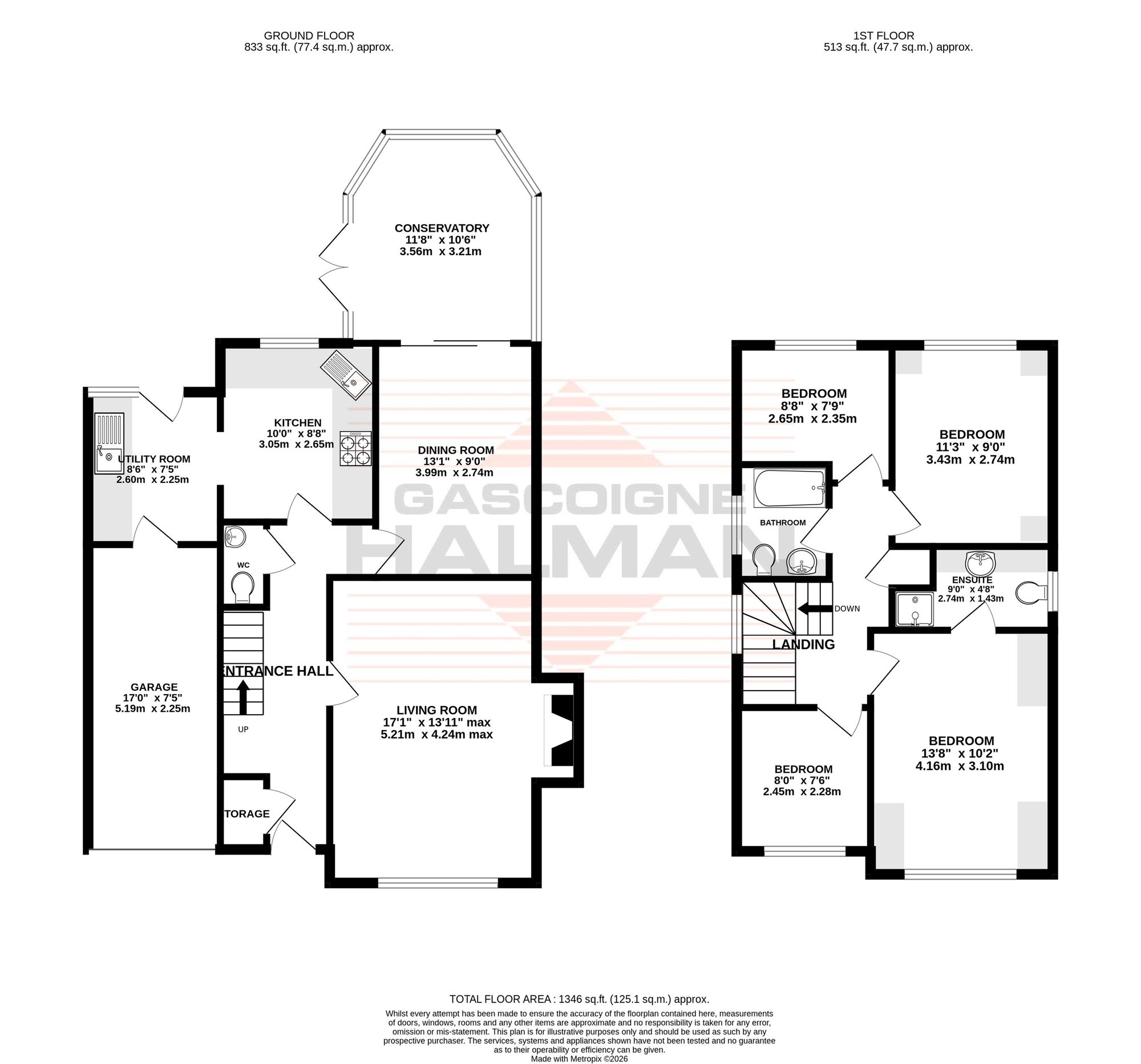 41 Woodbourne Road, Sale floorplan