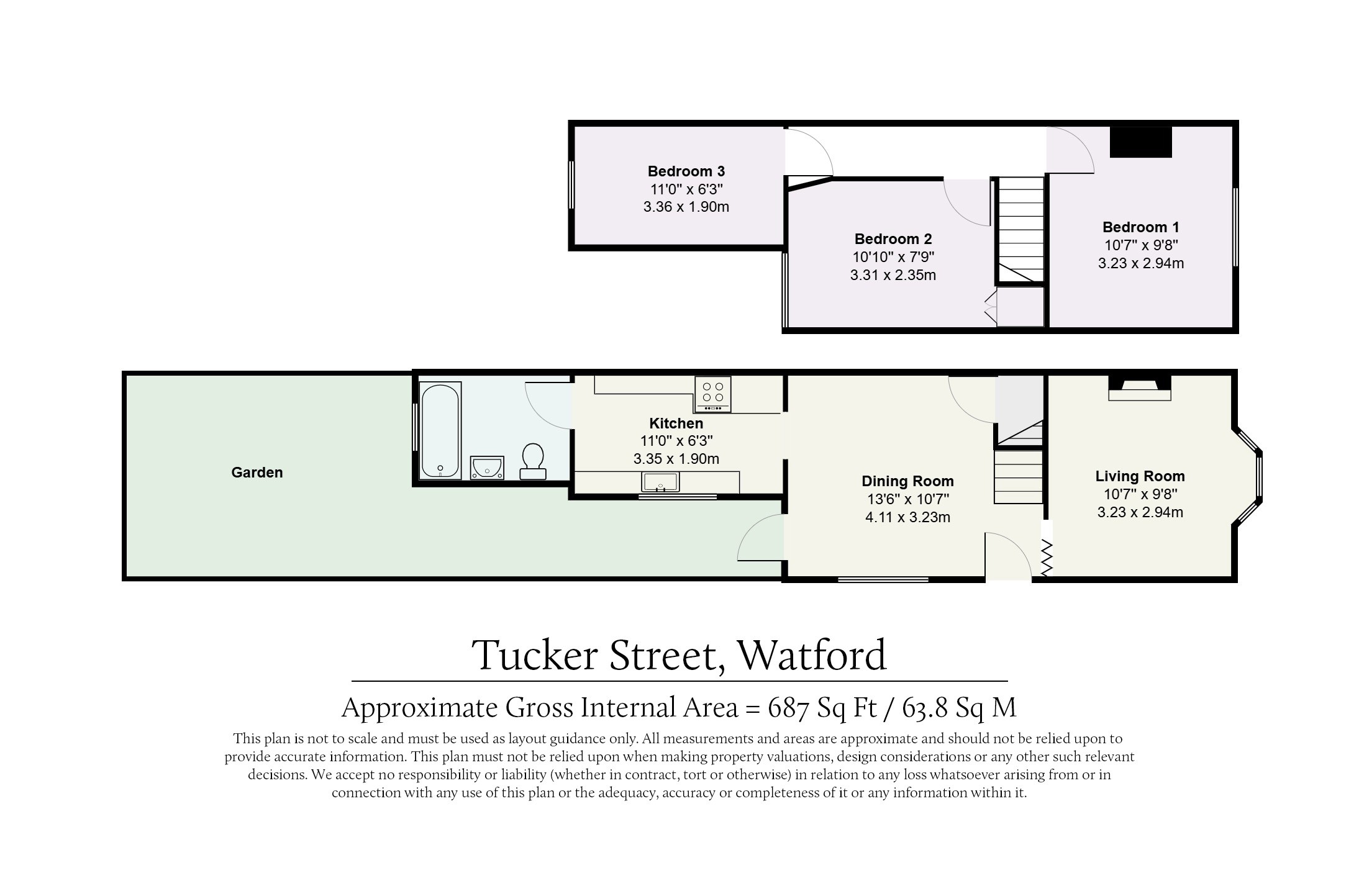 5, Tucker Street, Hertfordshire floorplan