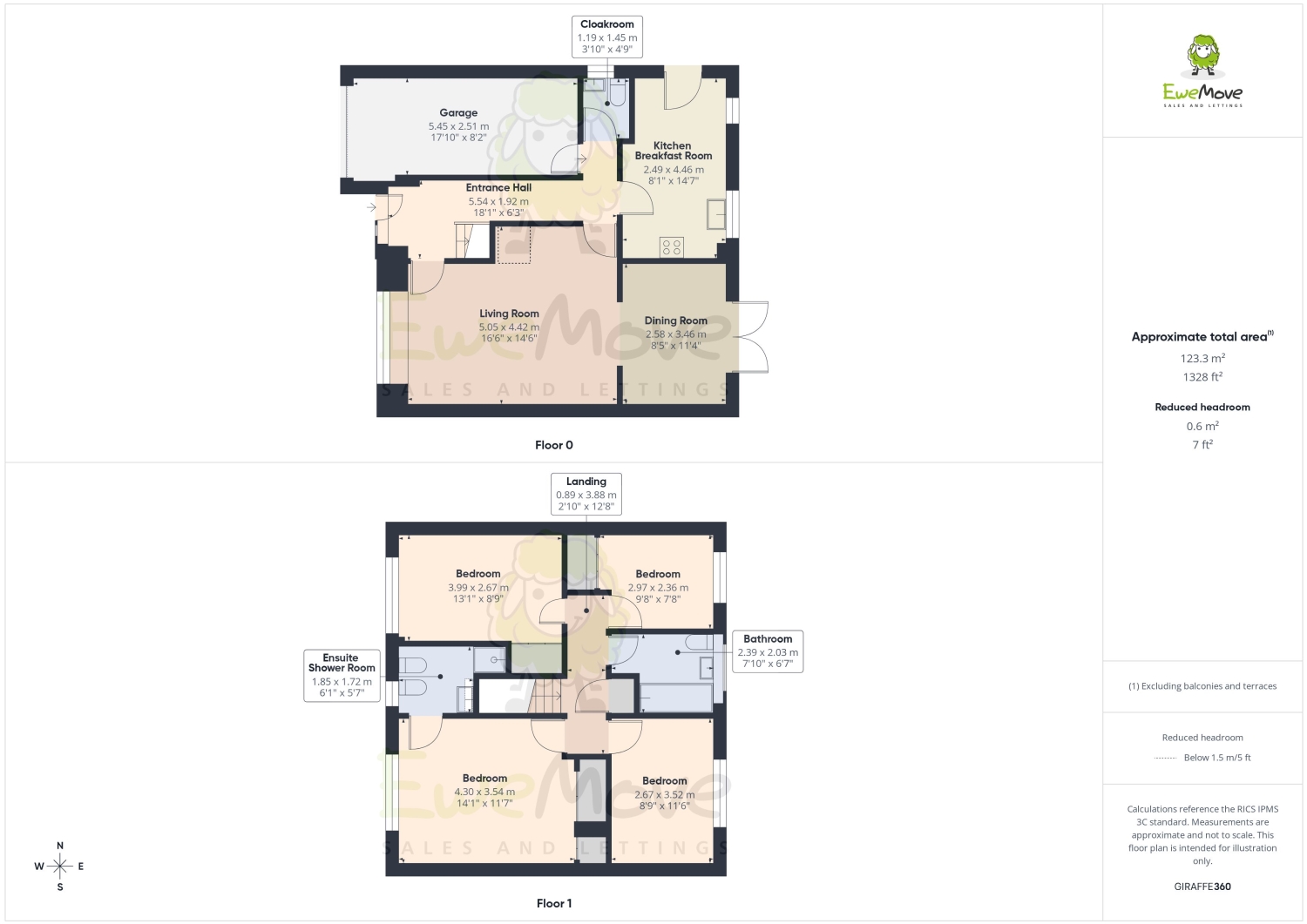 12, WEAVERING CLOSE, ROCHESTER floorplan