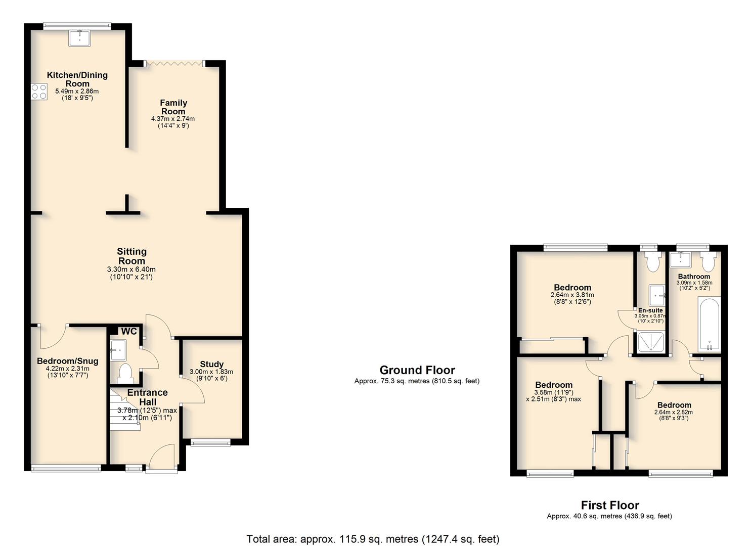 20, Tuttles Lane West, Wymondham floorplan