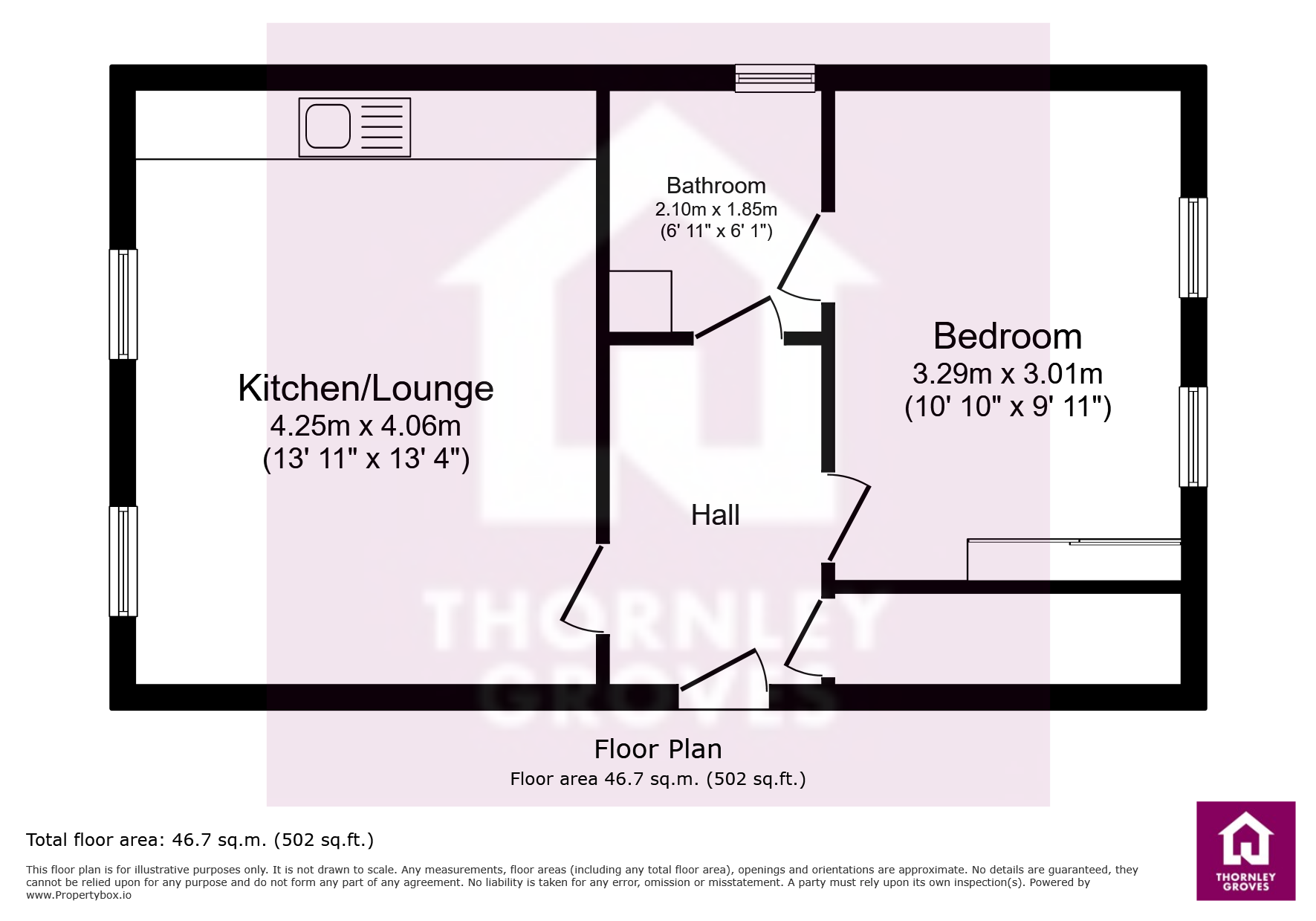 17, Mill Court Drive, Manchester floorplan