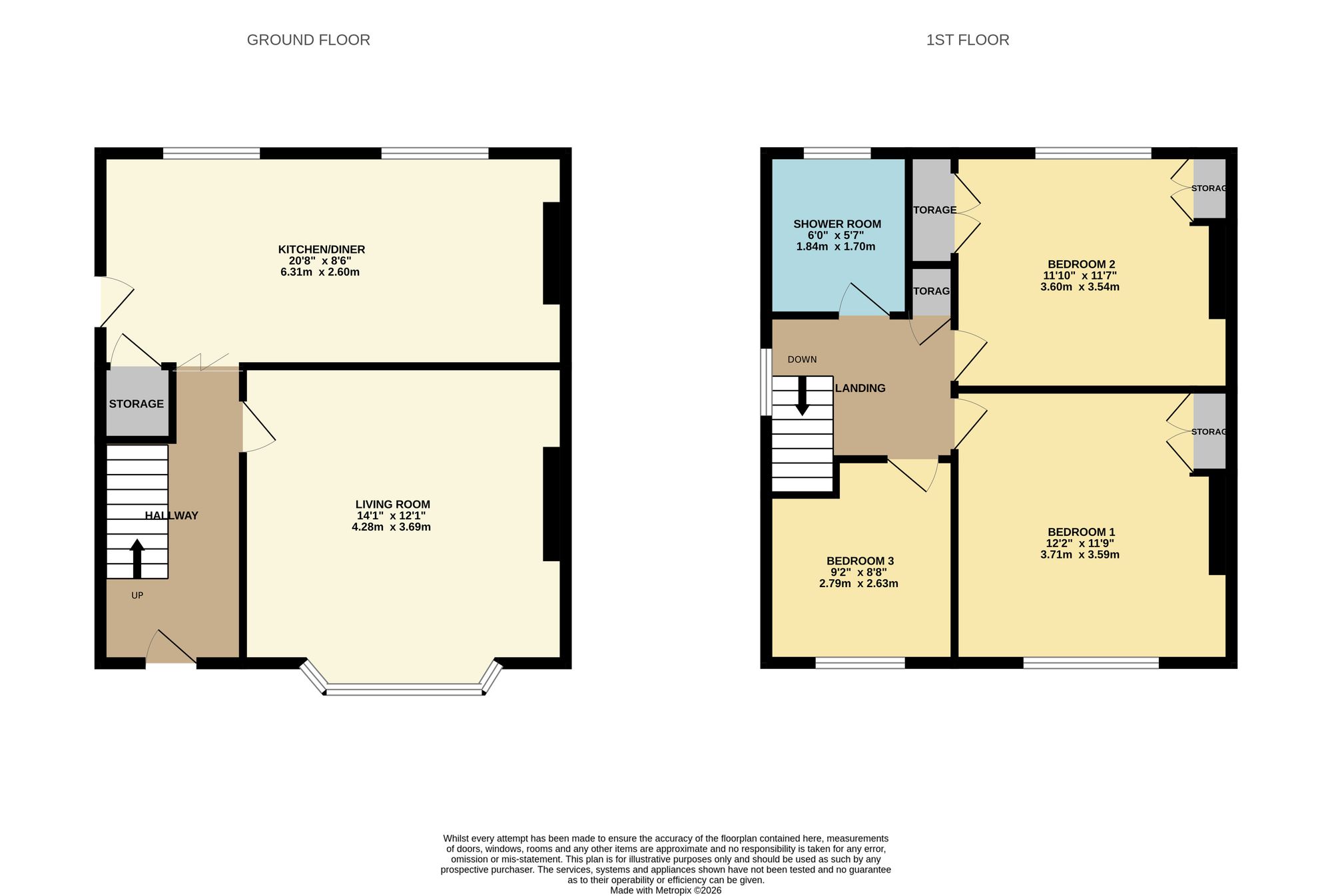 8 Mapplewells Crescent, Sutton-In-Ashfield floorplan