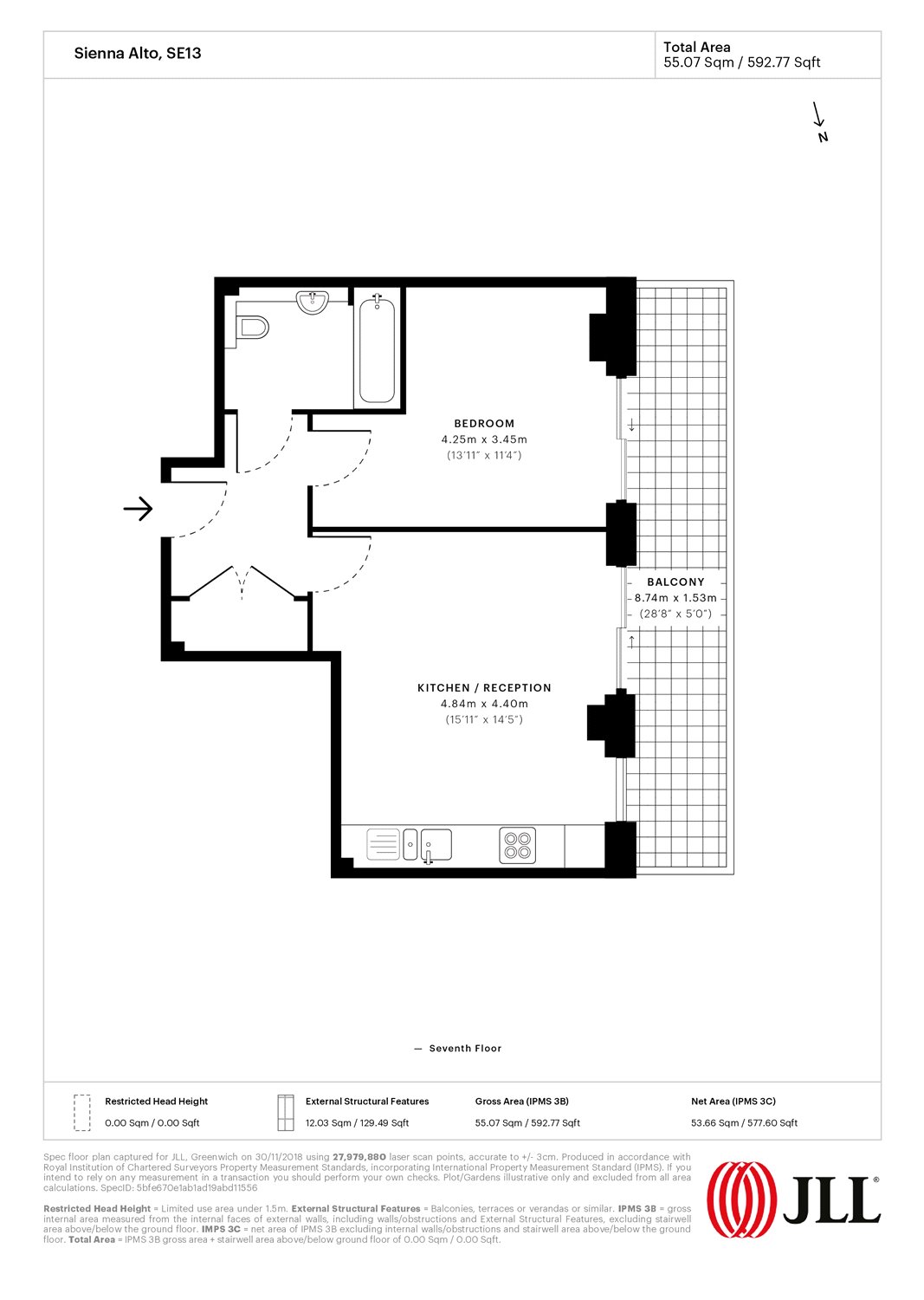 1 Bedrooms Flat to rent in Sienna Alto, 2 Cornmill Lane, London SE13
