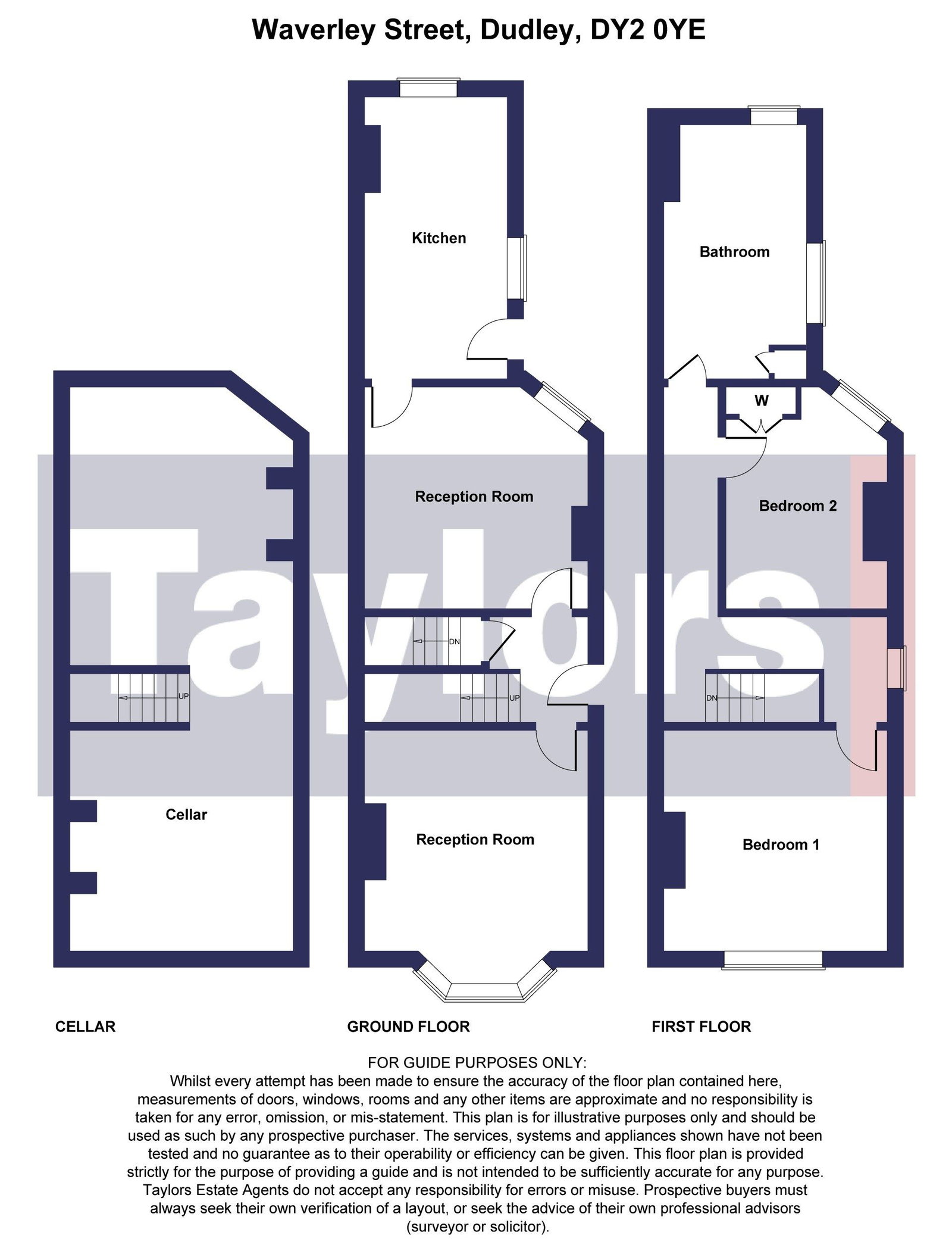 13, Waverley Street, Dudley floorplan