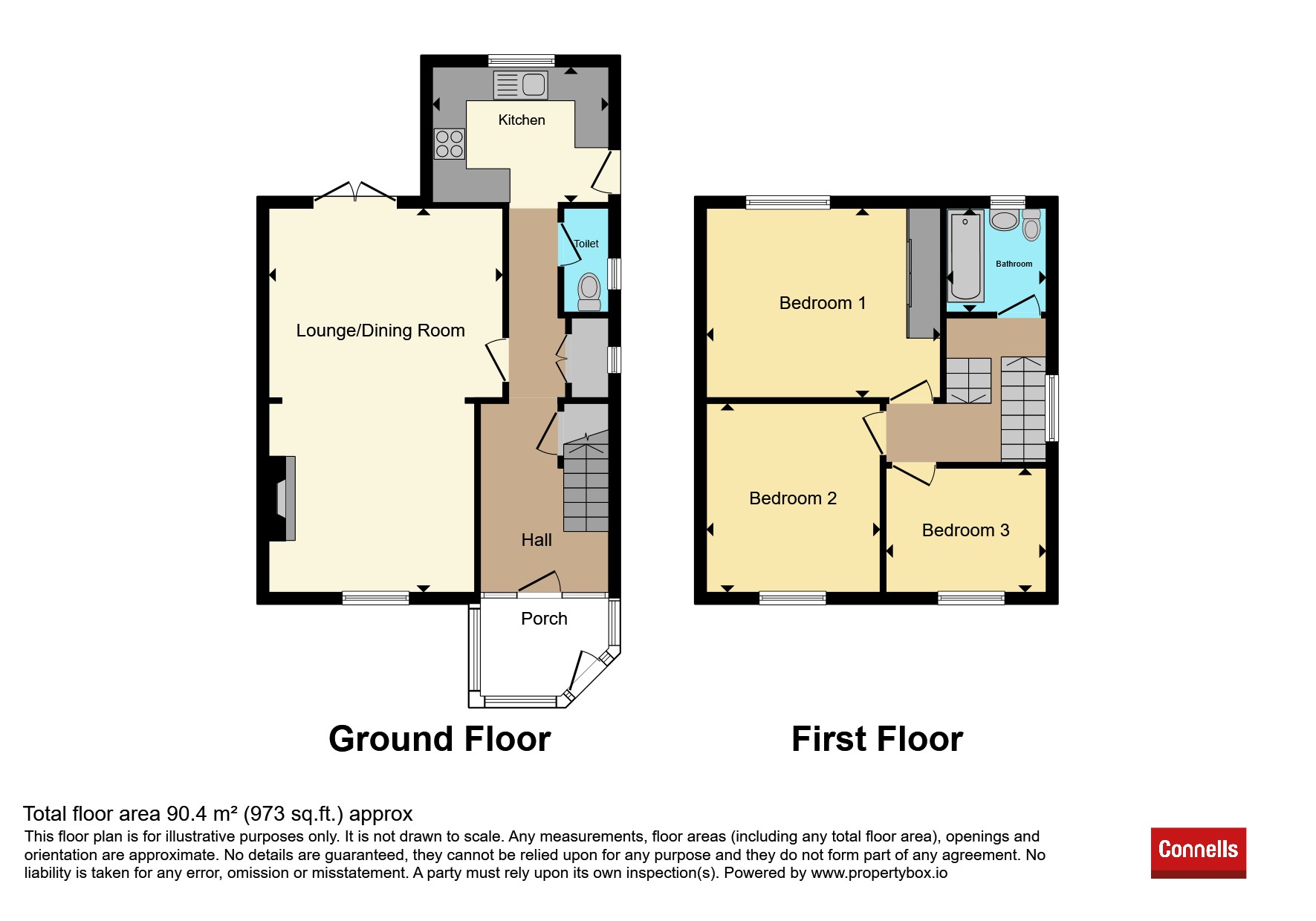 44, South Crescent, Wolverhampton floorplan
