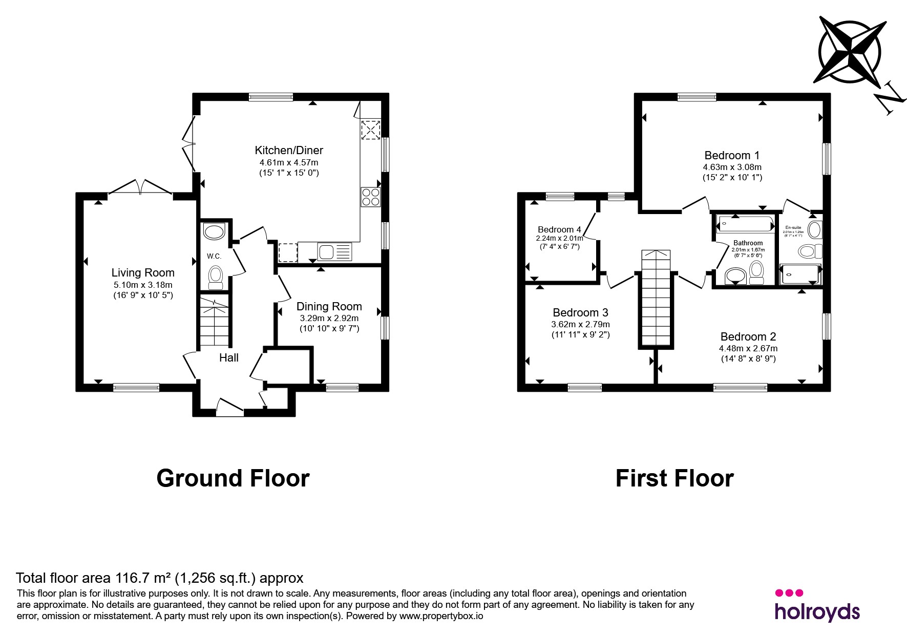 21, Staincliffe Drive, Keighley floorplan