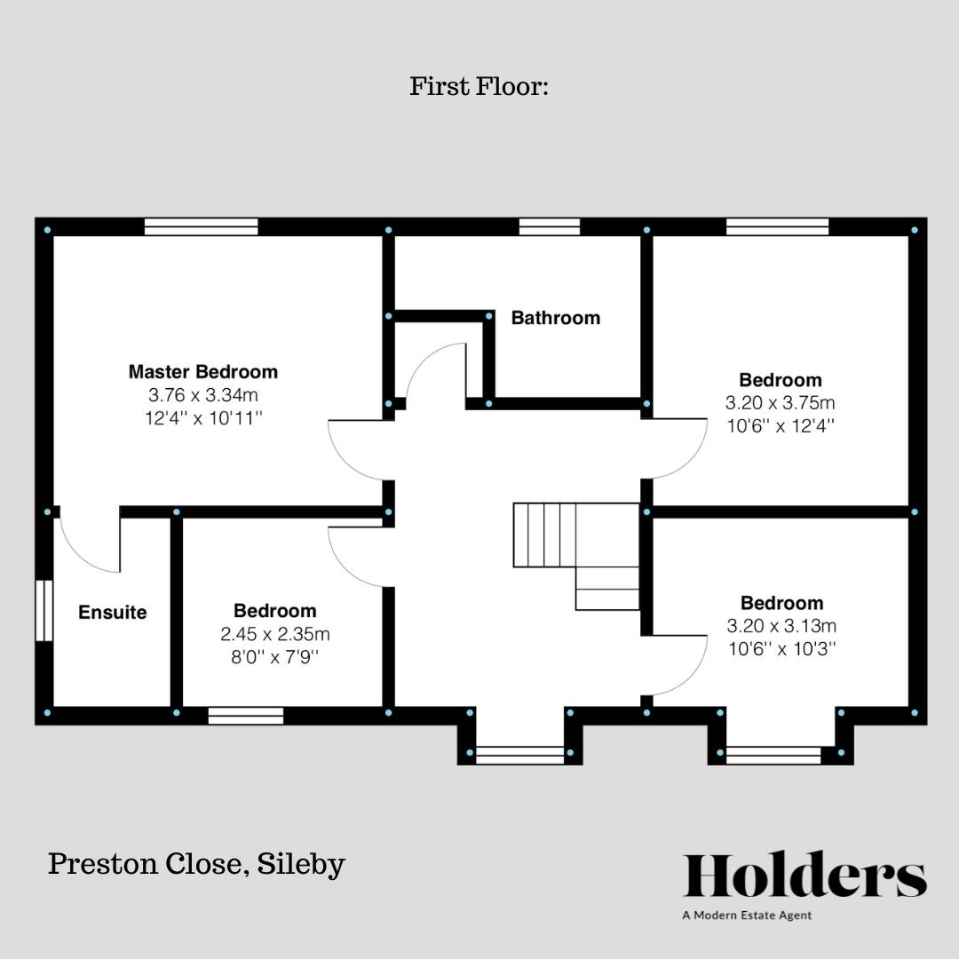 2, Preston Close, Loughborough floorplan