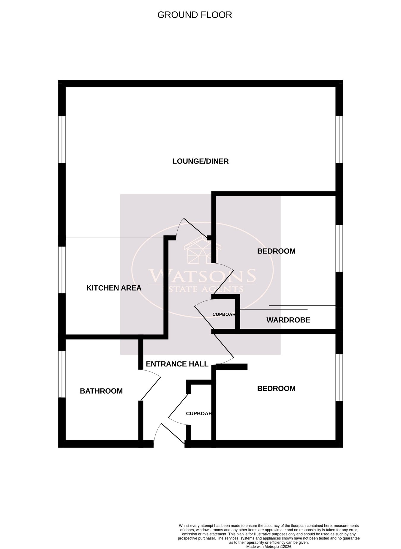 26, Riddles Court, Nottingham floorplan