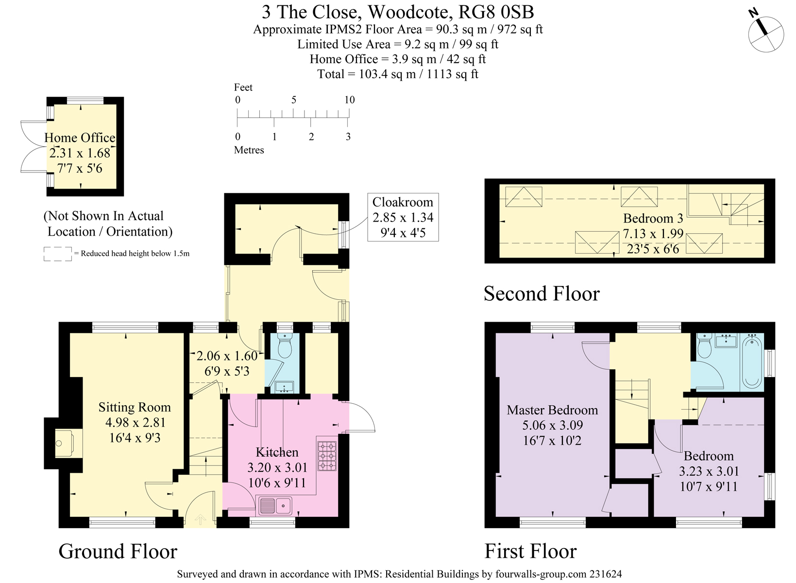 3 Bedrooms Semi-detached house for sale in 3 The Close, Woodcote RG8