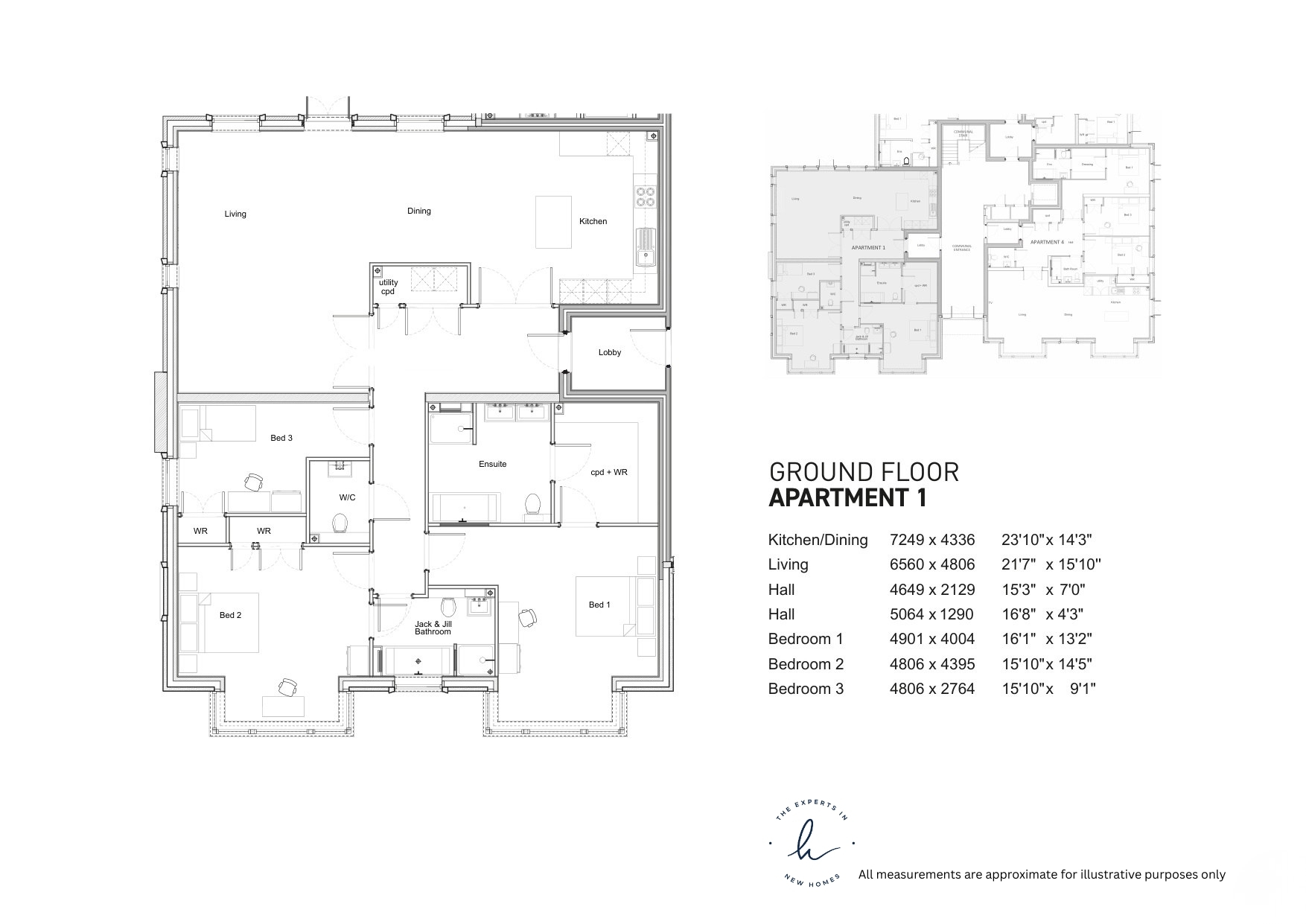 Plot 1, 155, Shalford Lodge, Kingston Hill, Kingston Upon Thames floorplan
