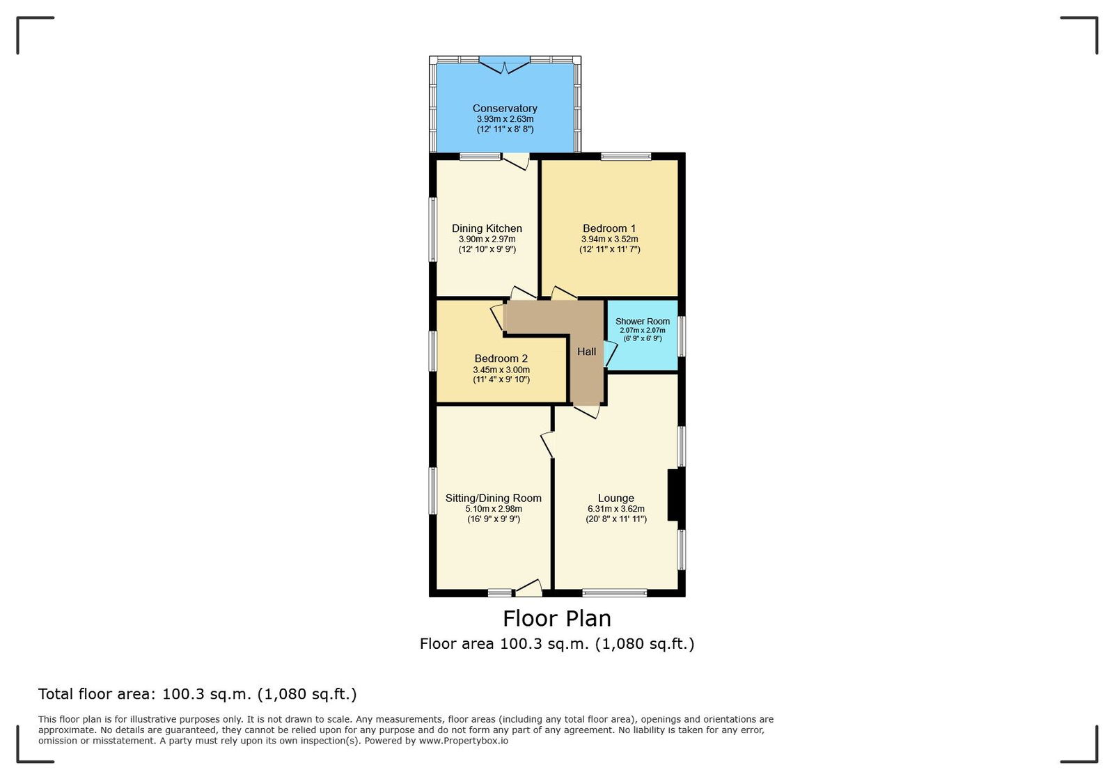 52, Parkways Grove, Leeds floorplan
