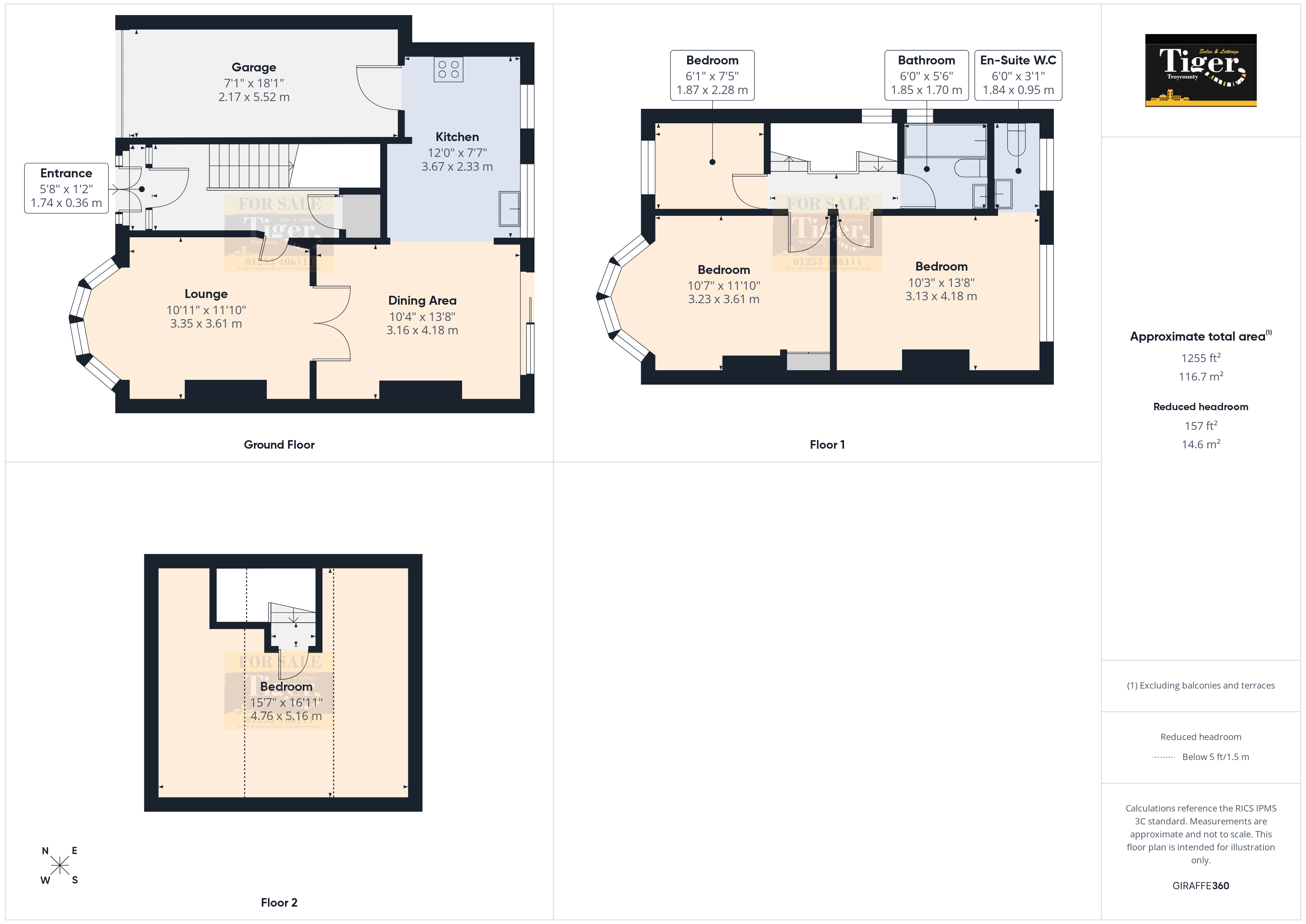 1, Hartford Avenue, Blackpool floorplan