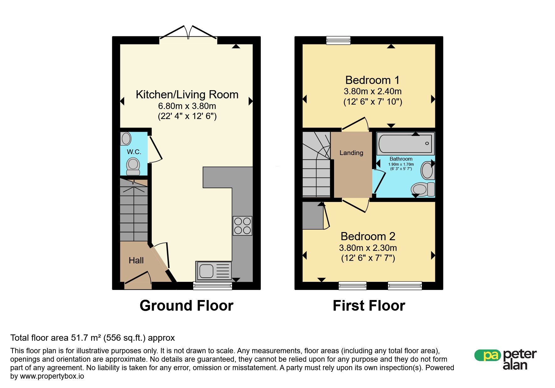 6, Potter Street, Cardiff floorplan