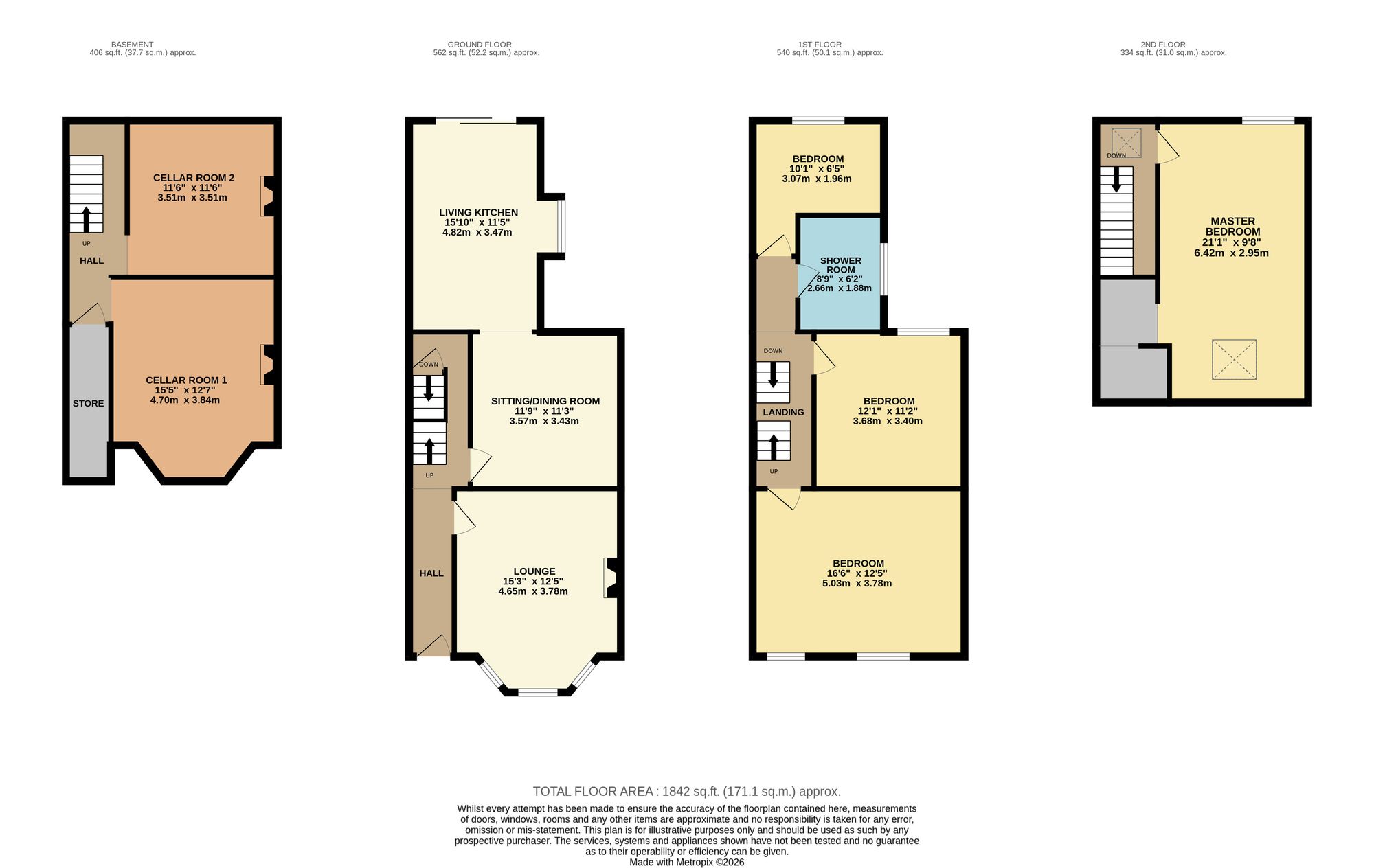 22 Gilda Crescent Road, Manchester floorplan