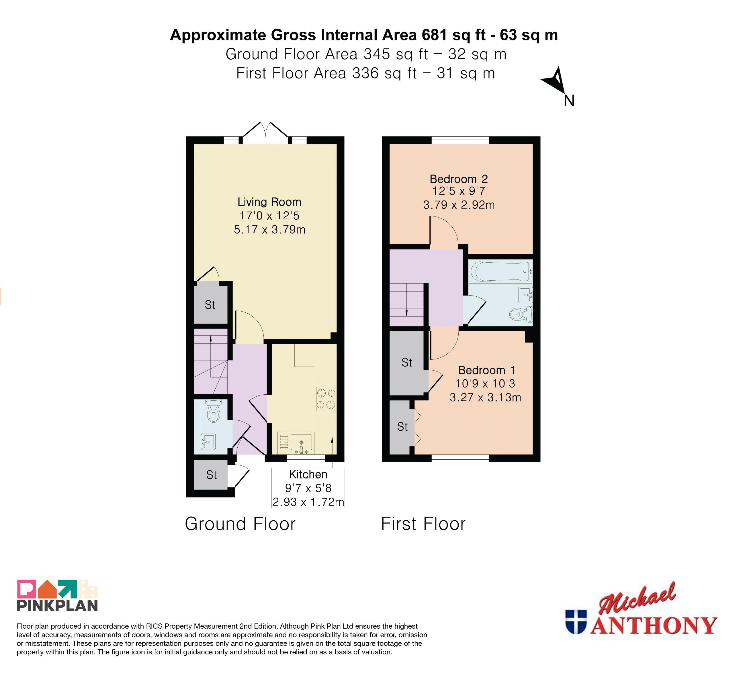9, Deacon Place, Milton Keynes floorplan
