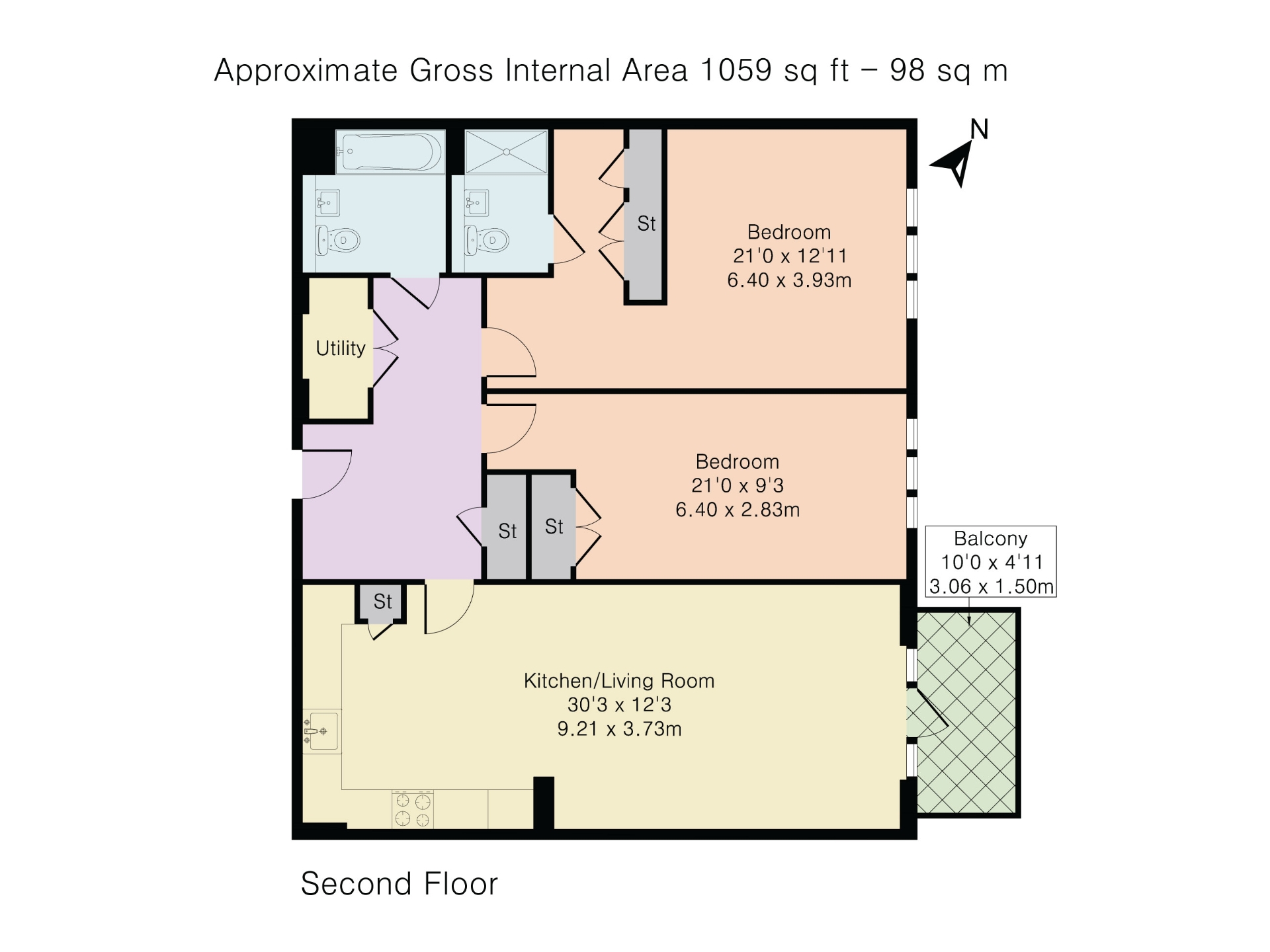 1A Merchant Building 38, Wharf Road, London floorplan