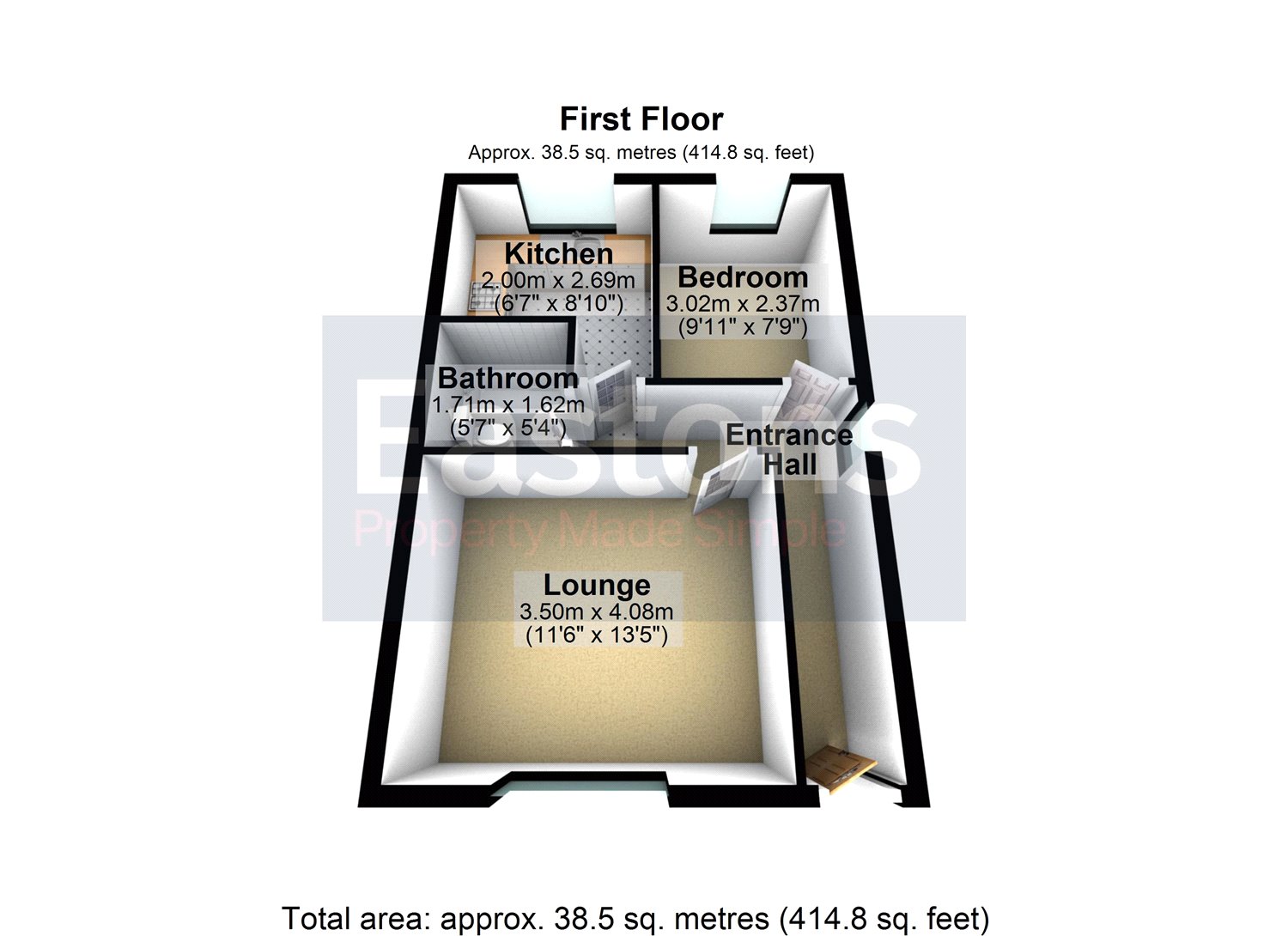1 Bedrooms Maisonette for sale in Marston, Epsom KT19