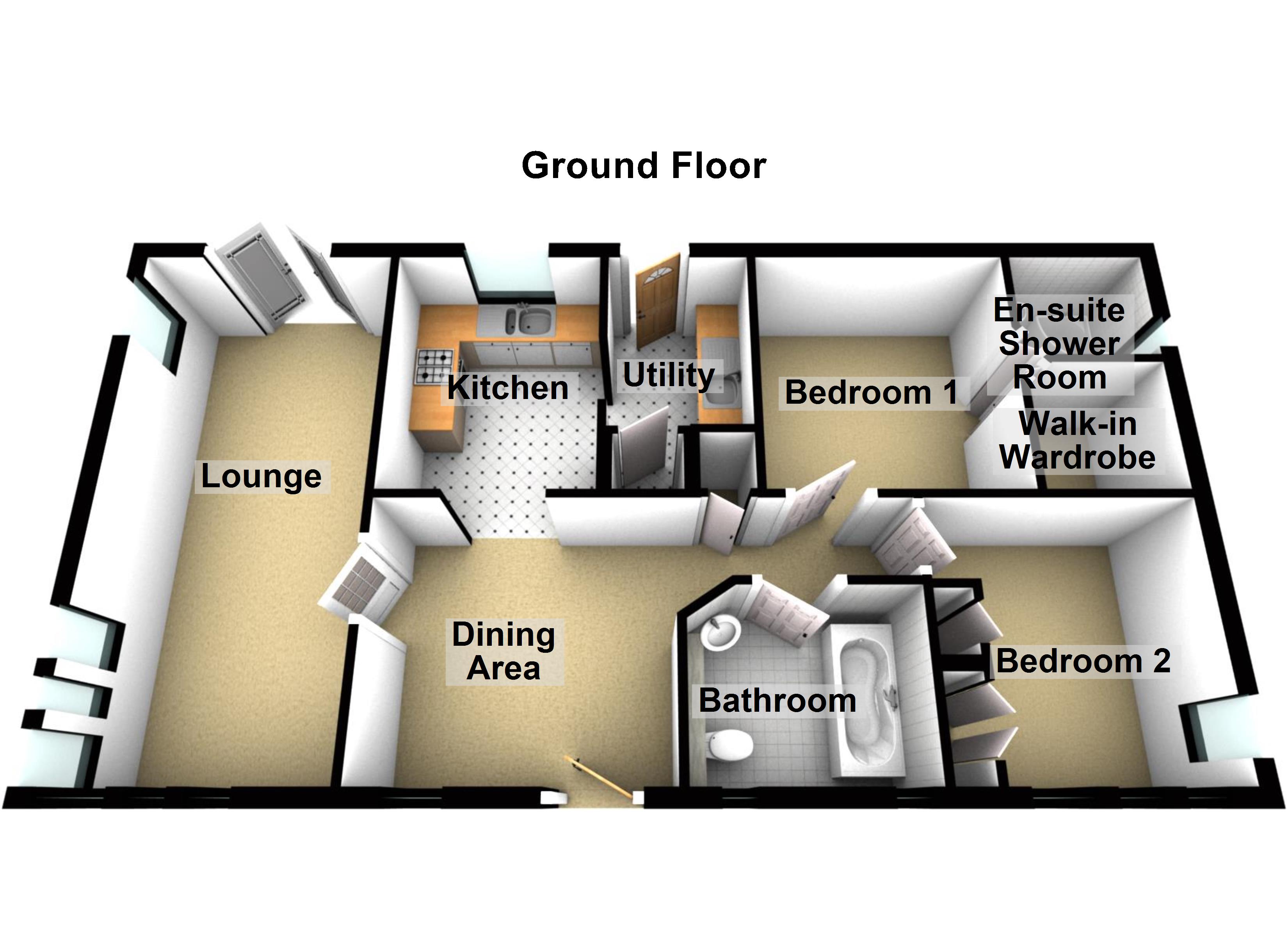 4 Northside, Galley Hill, Waltham Abbey floorplan