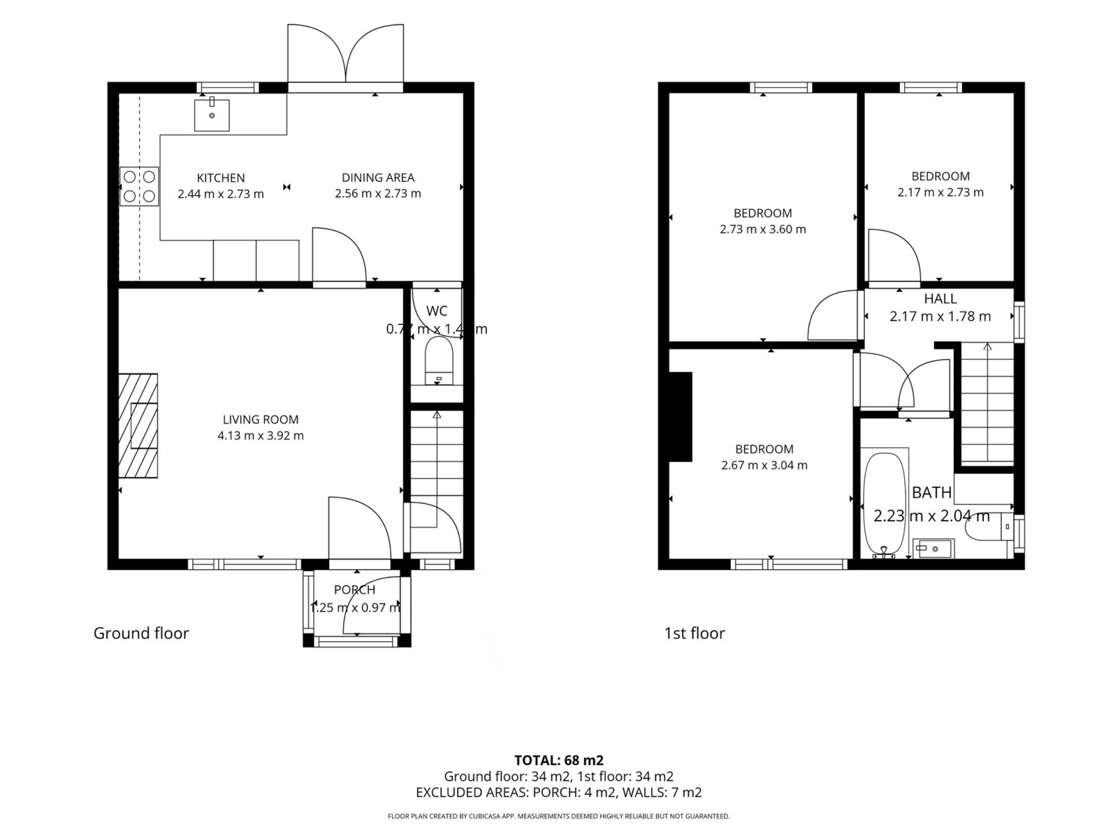7, Cliff Road, Sheffield floorplan