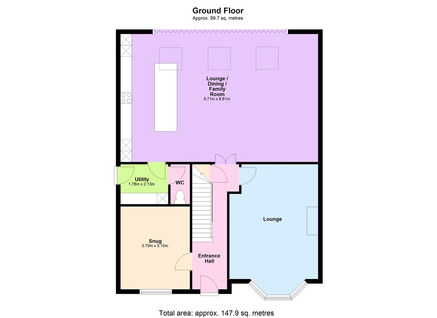 475, London Road, Warrington floorplan