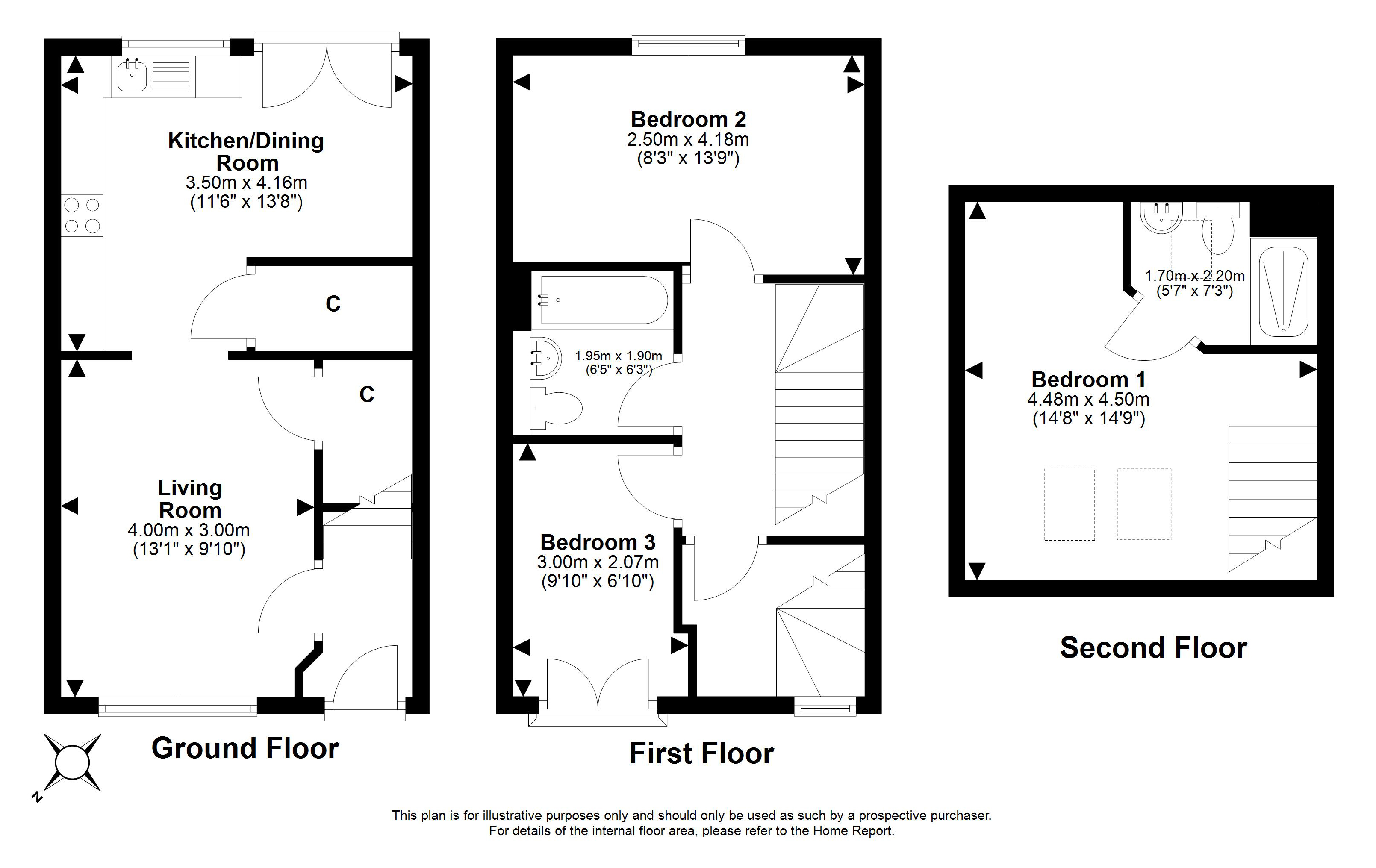 45, Stanwell Street, Bonnington, Edinburgh floorplan