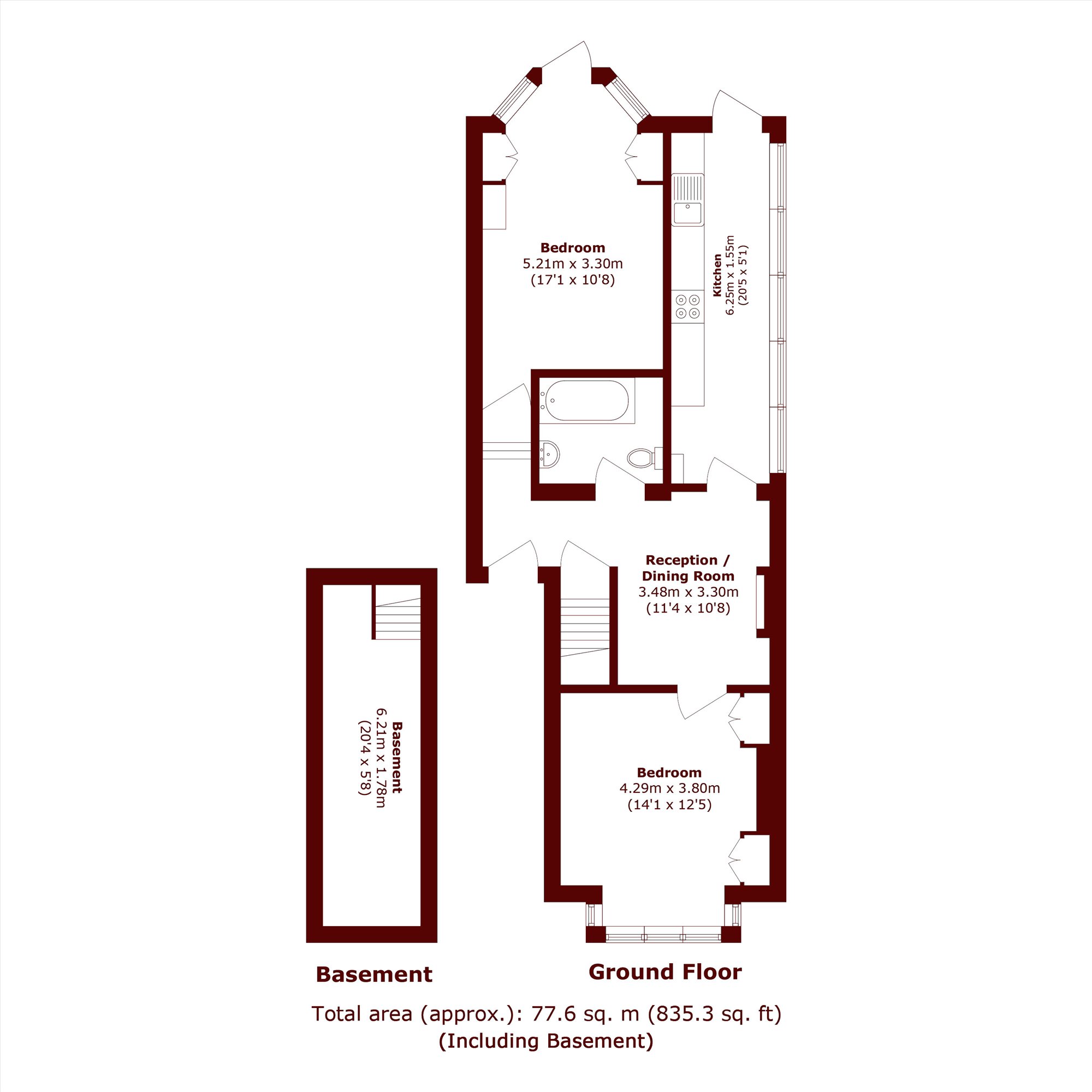 14A, Stapleton Road, London floorplan