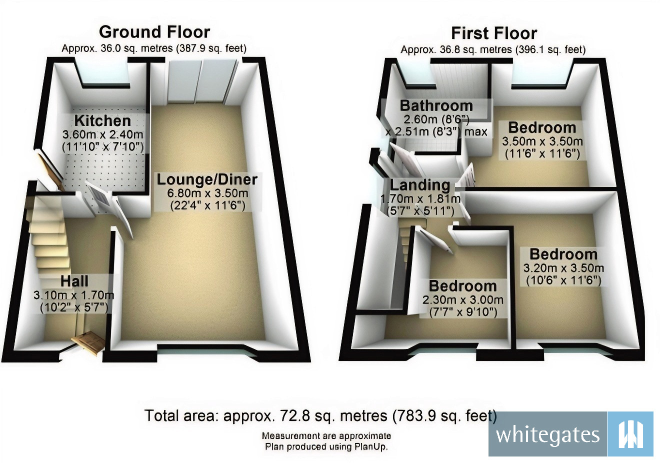 1, Pennington Avenue, Merseyside floorplan